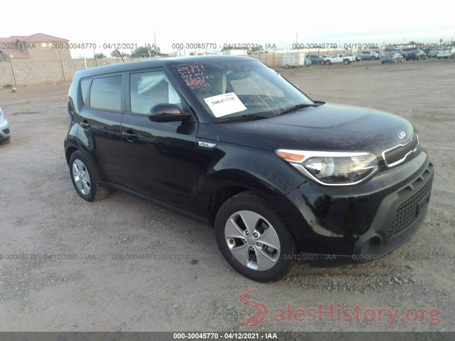 KNDJN2A21G7309284 2016 KIA SOUL