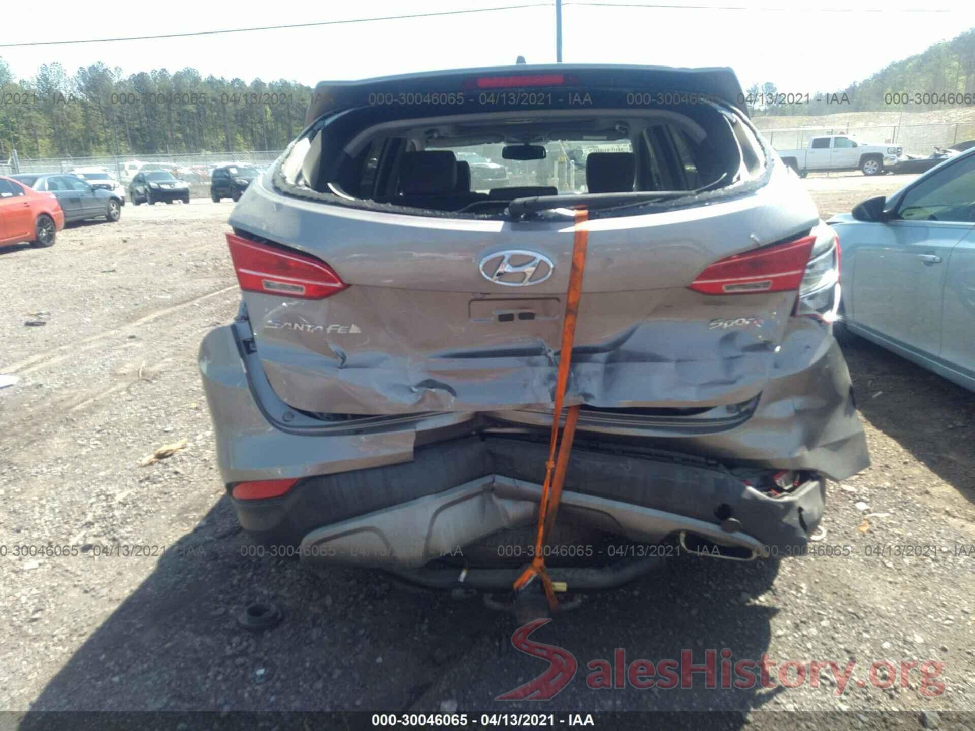 5XYZU3LB7GG343841 2016 HYUNDAI SANTA FE SPORT