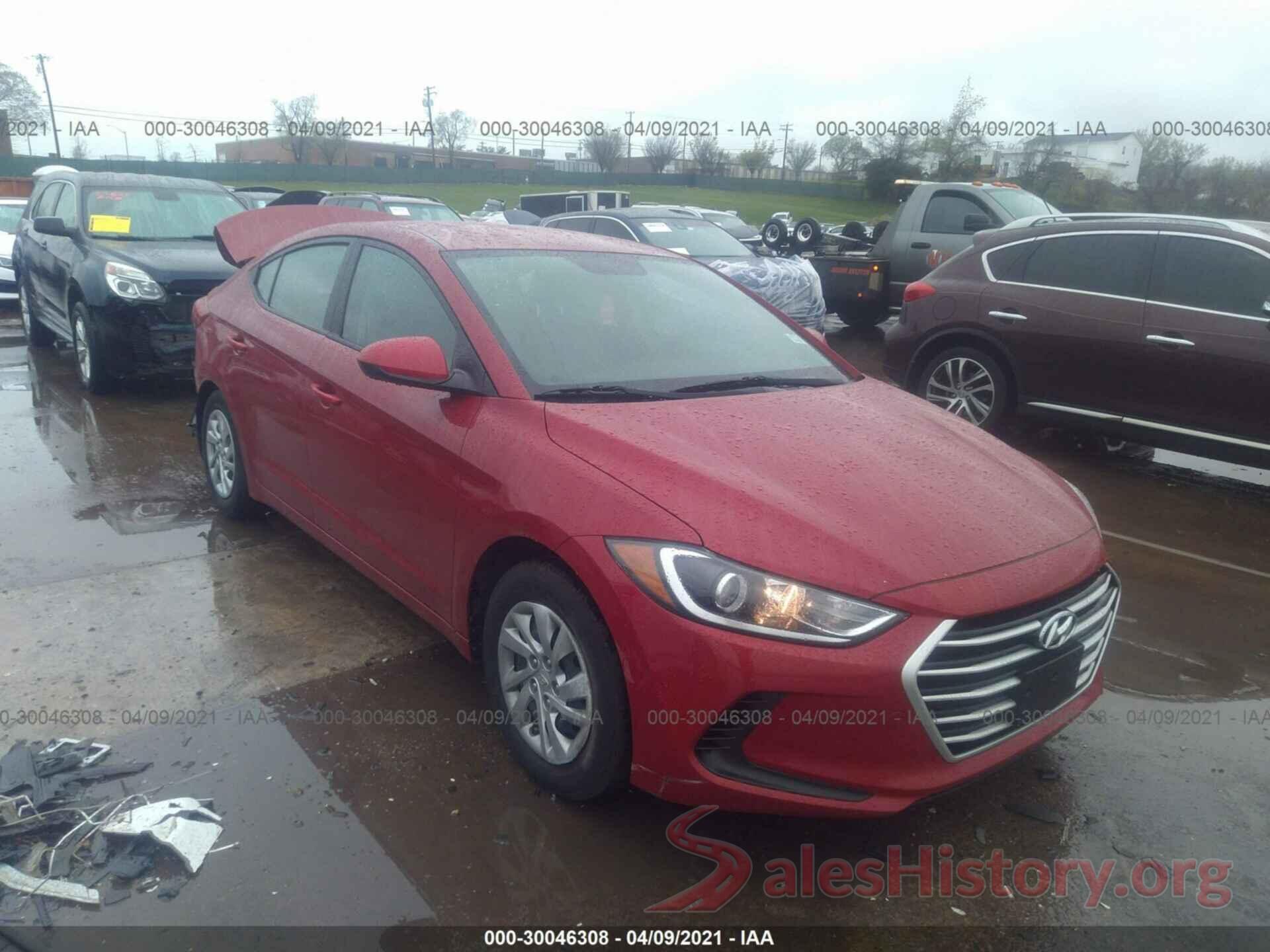 KMHD74LF3HU329330 2017 HYUNDAI ELANTRA