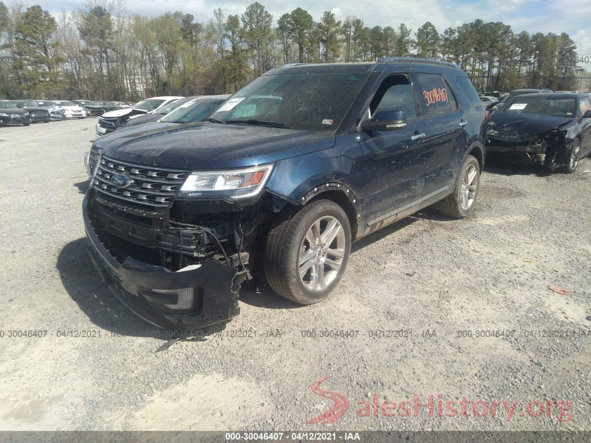 1FM5K8FH7GGC38288 2016 FORD EXPLORER