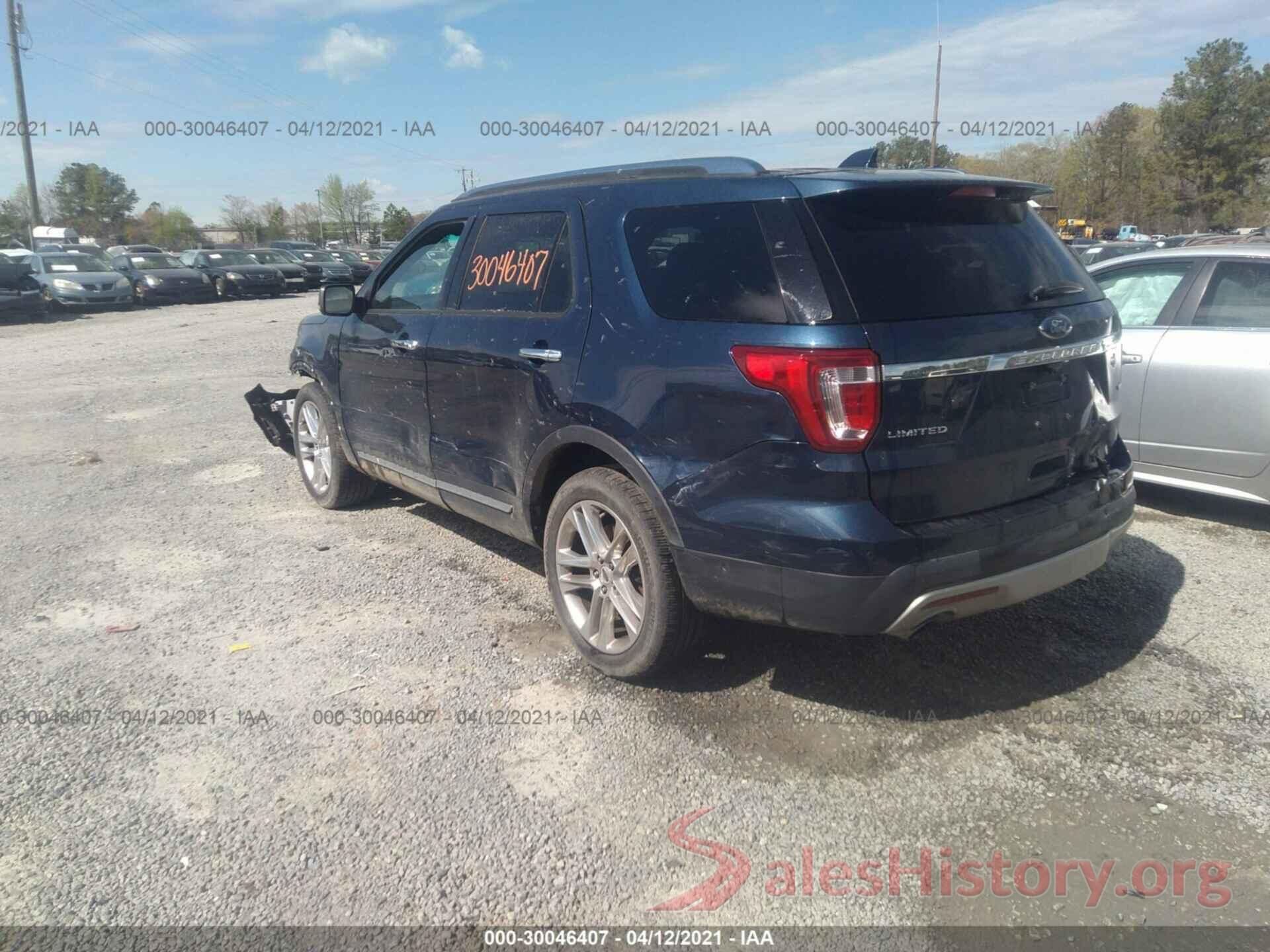 1FM5K8FH7GGC38288 2016 FORD EXPLORER