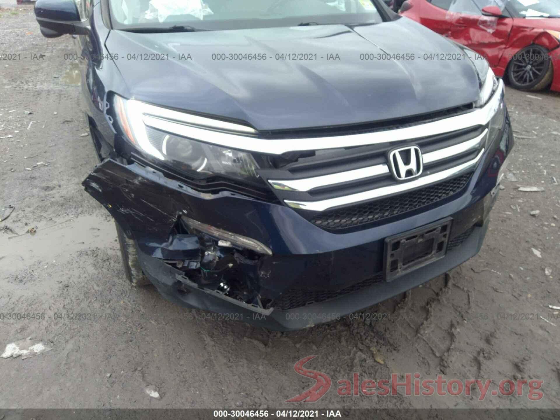 5FNYF6H50GB066709 2016 HONDA PILOT