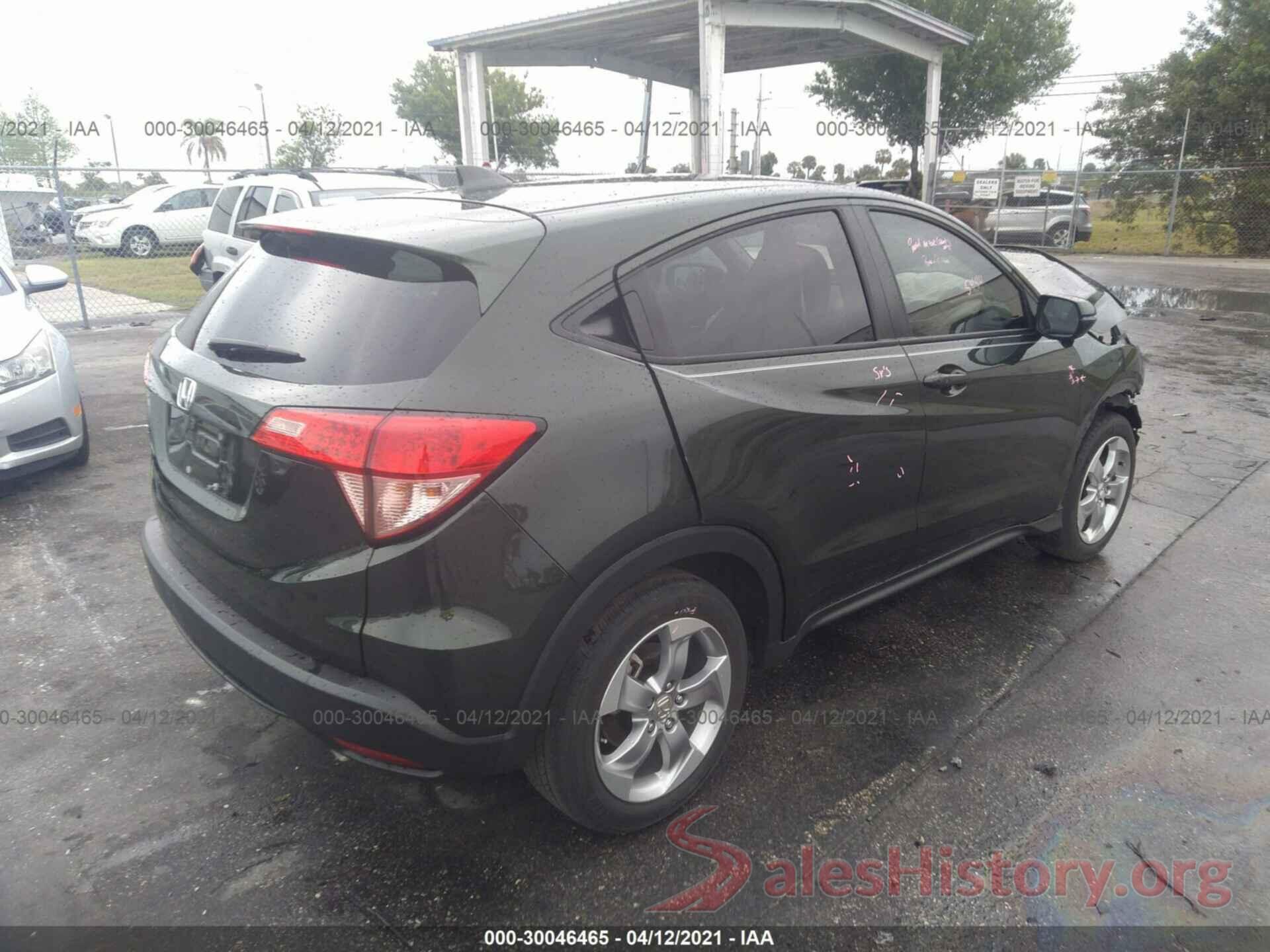 3CZRU5H5XGM756400 2016 HONDA HR-V