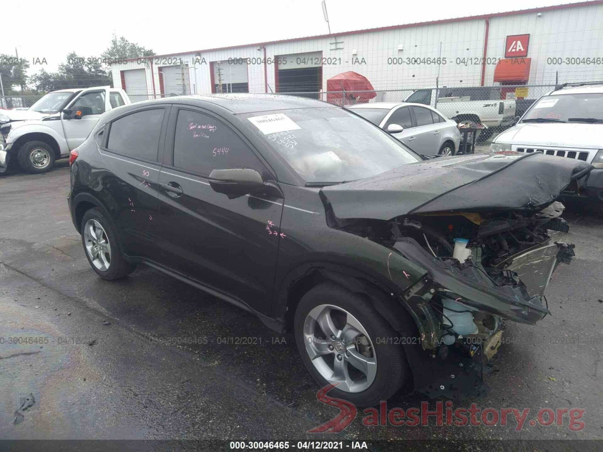 3CZRU5H5XGM756400 2016 HONDA HR-V