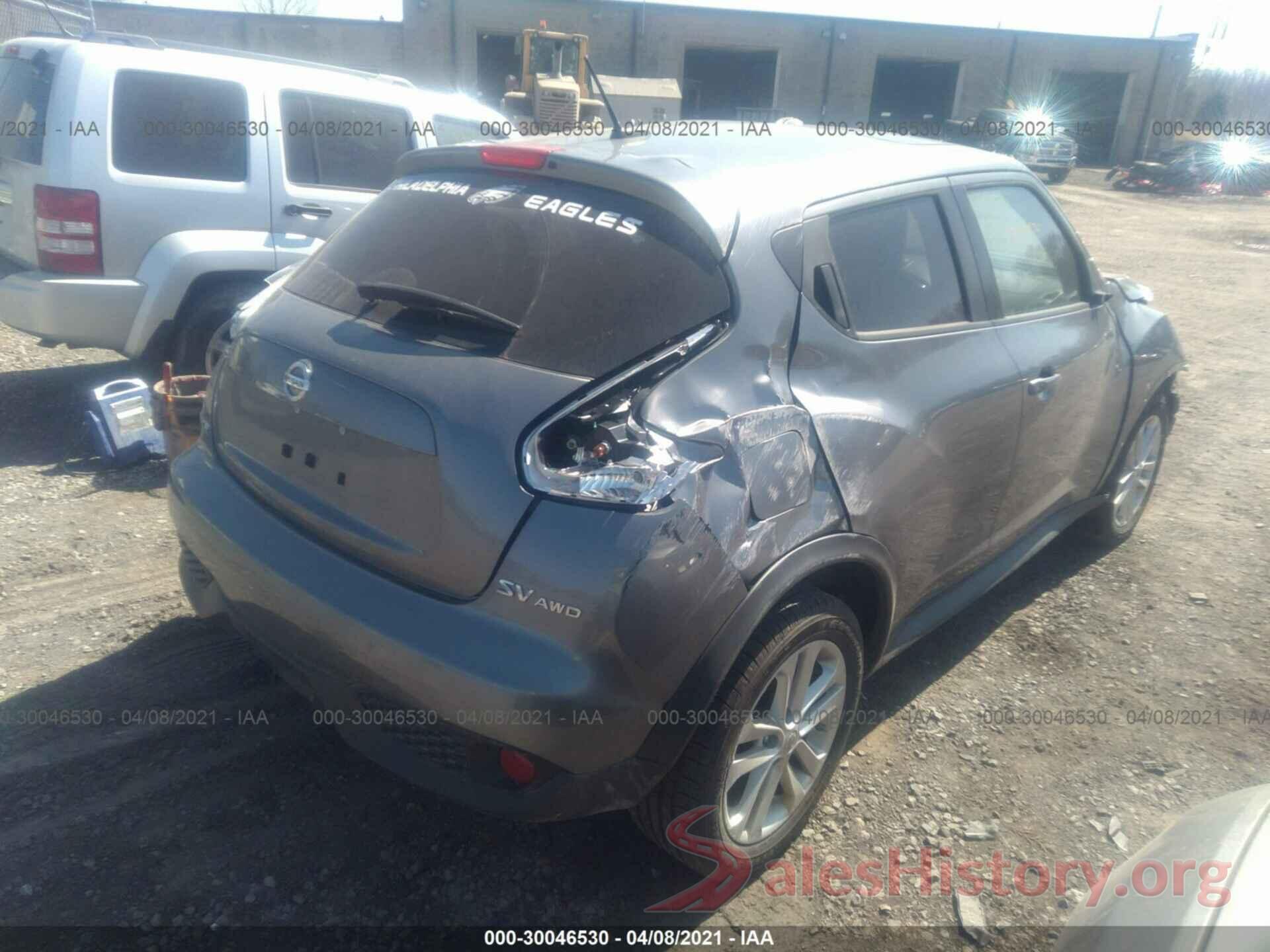 JN8AF5MV9GT655258 2016 NISSAN JUKE