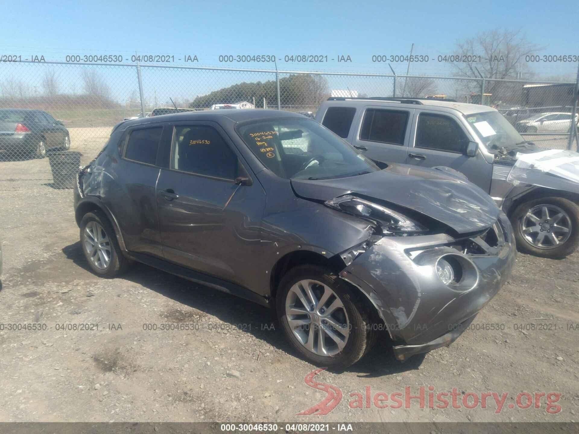 JN8AF5MV9GT655258 2016 NISSAN JUKE