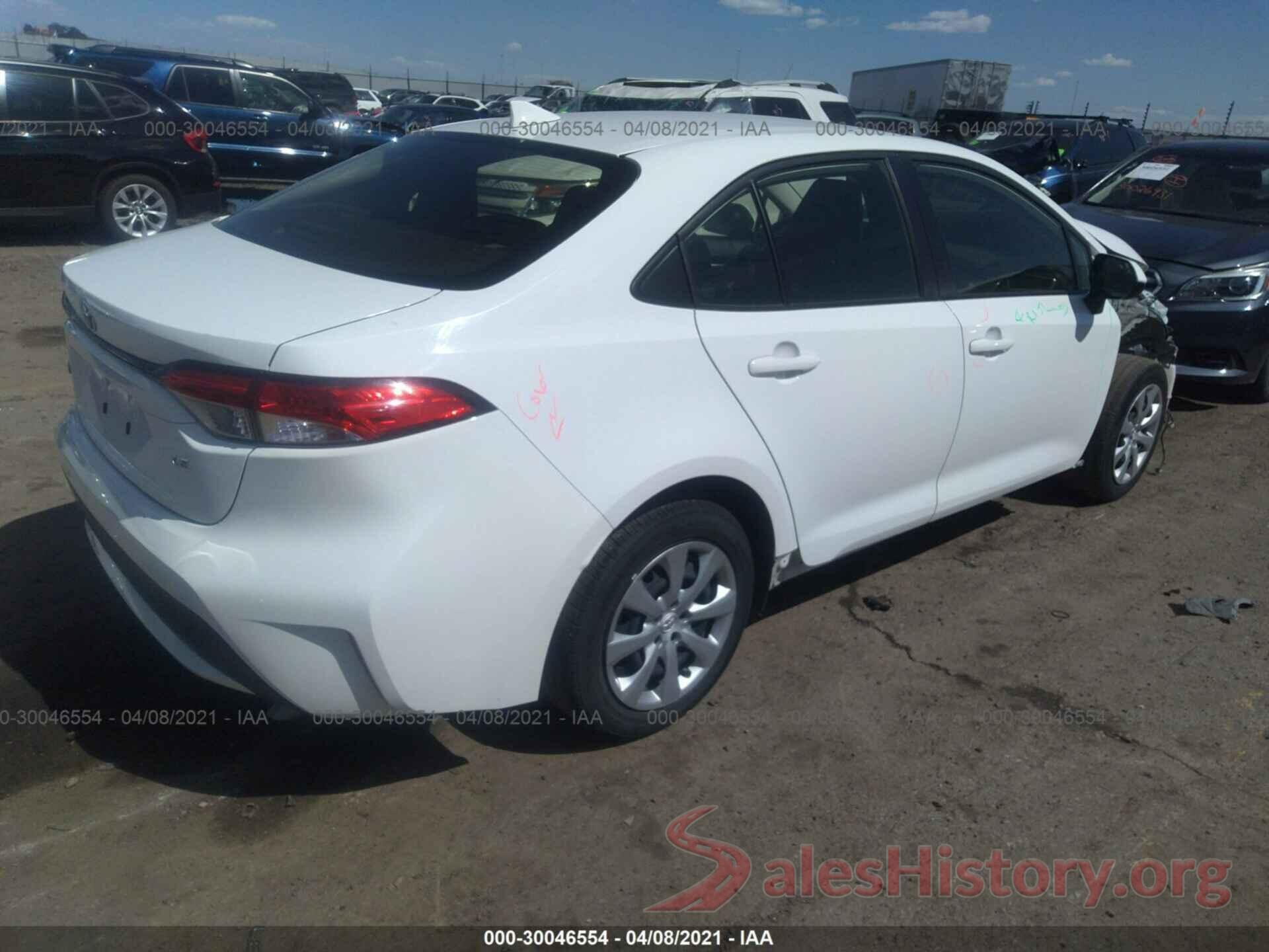 JTDEPRAE4LJ027765 2020 TOYOTA COROLLA