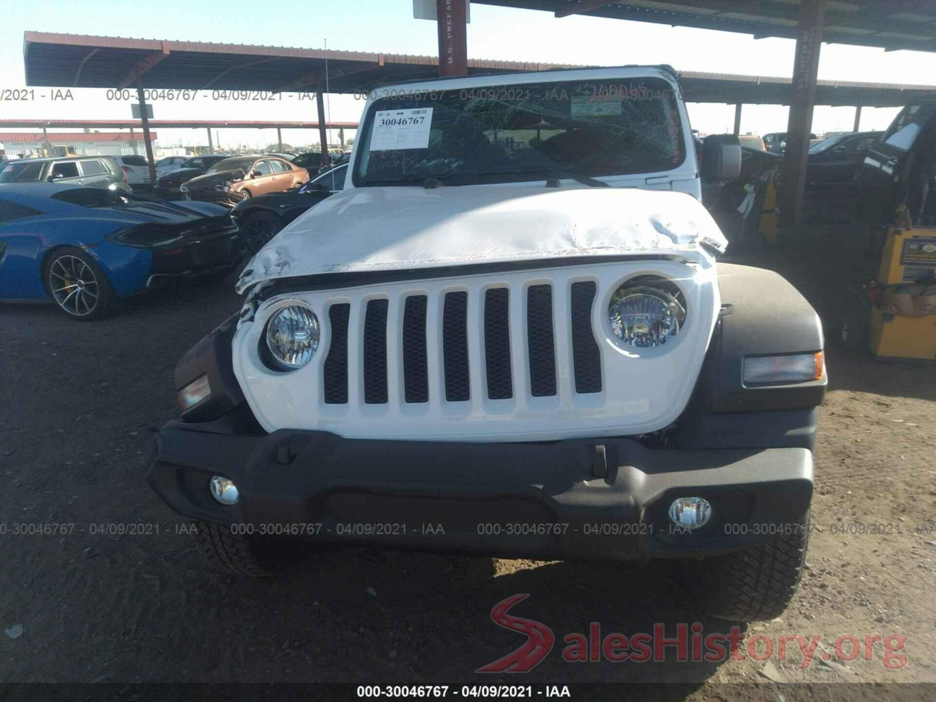 1C4GJXAN8MW640636 2021 JEEP WRANGLER