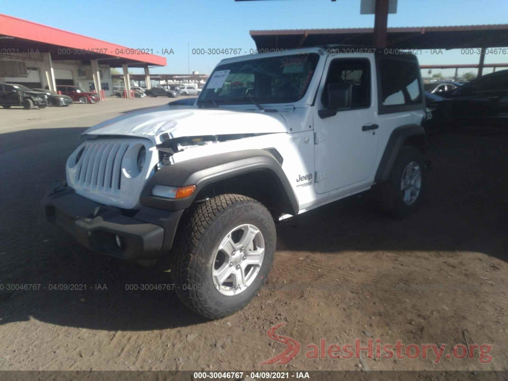 1C4GJXAN8MW640636 2021 JEEP WRANGLER