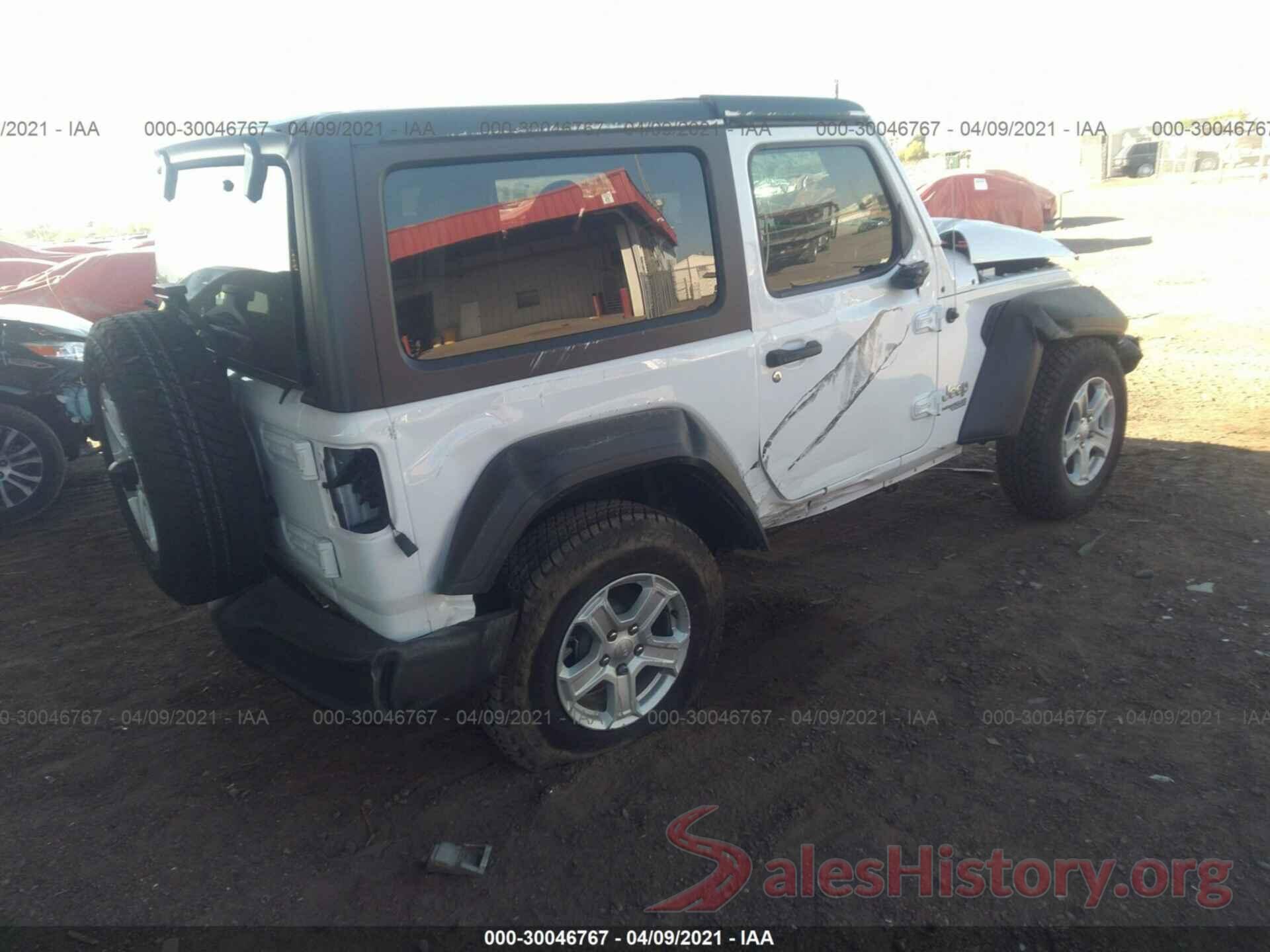 1C4GJXAN8MW640636 2021 JEEP WRANGLER