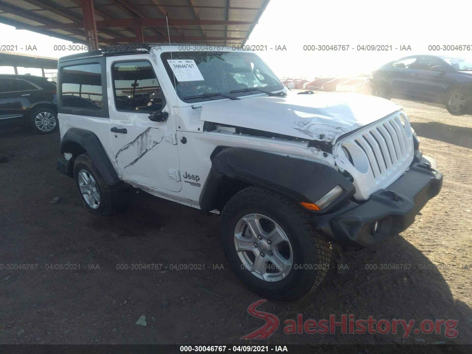 1C4GJXAN8MW640636 2021 JEEP WRANGLER