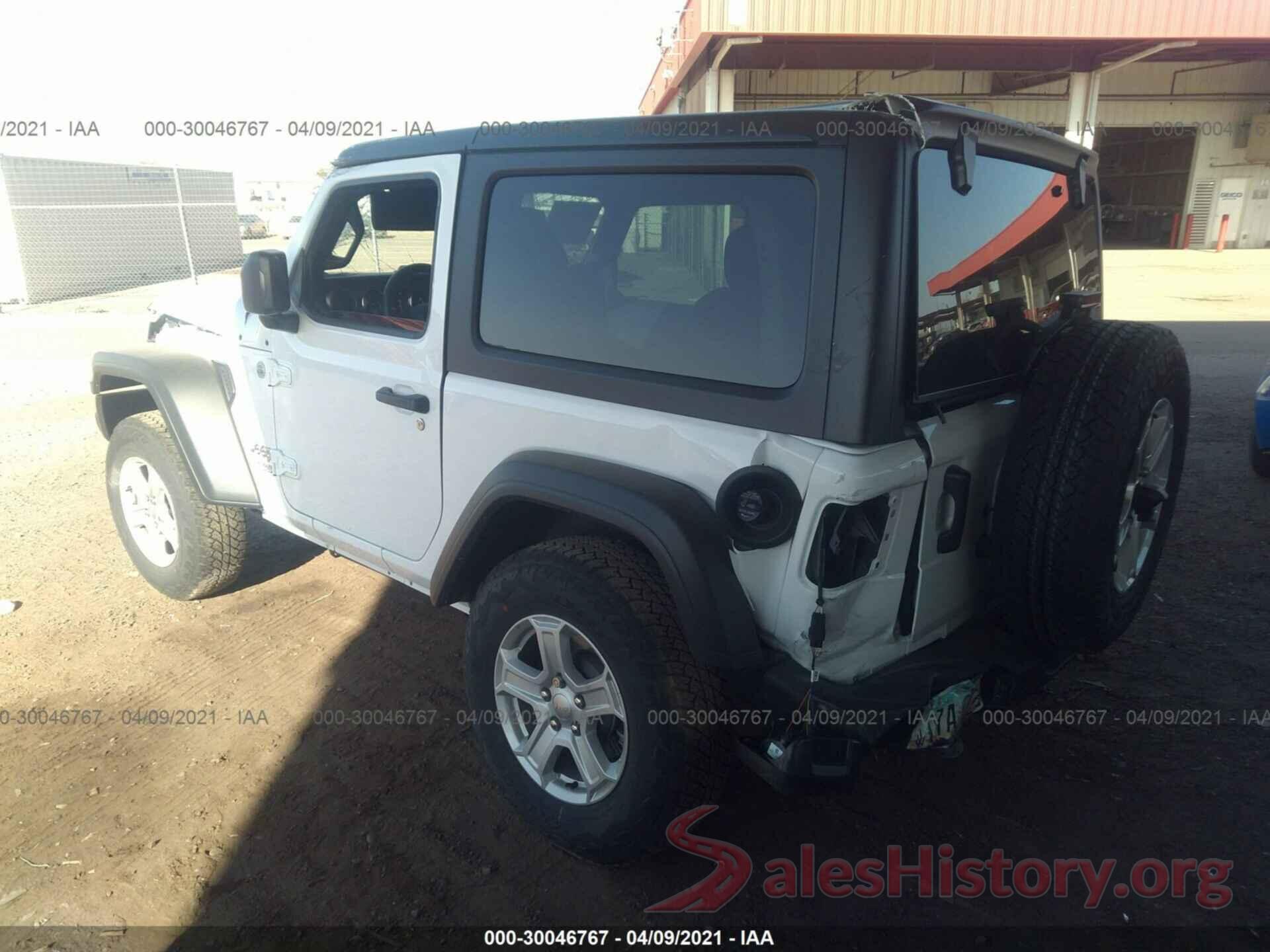 1C4GJXAN8MW640636 2021 JEEP WRANGLER