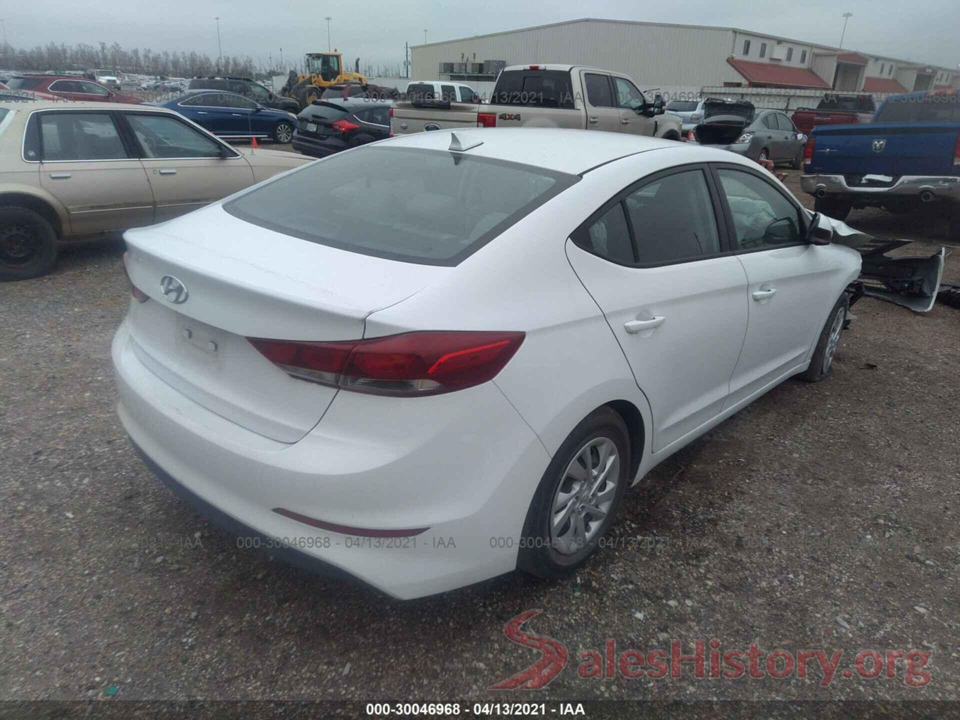 5NPD74LF6HH127399 2017 HYUNDAI ELANTRA