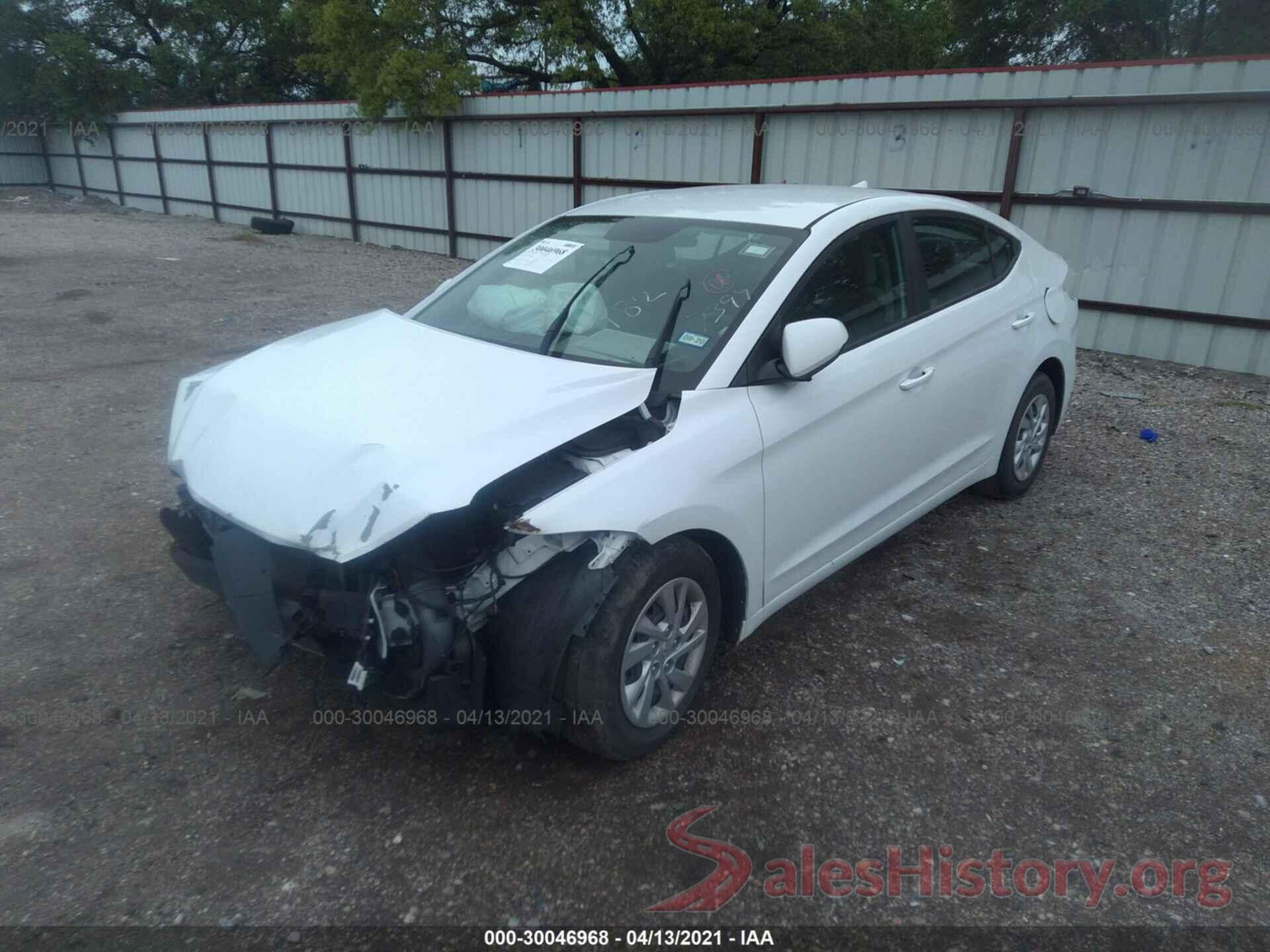 5NPD74LF6HH127399 2017 HYUNDAI ELANTRA