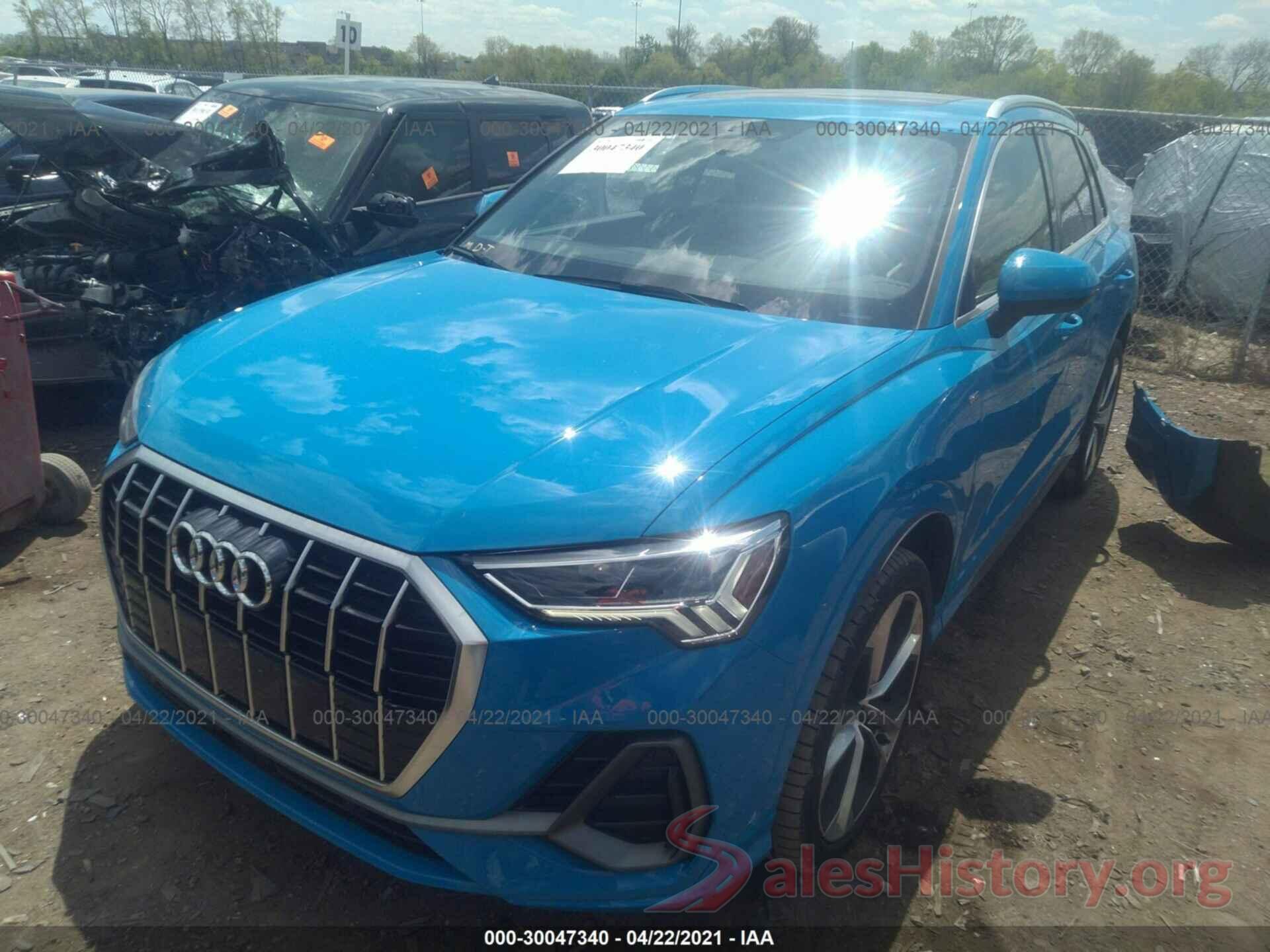 WA1EECF37L1011063 2020 AUDI Q3