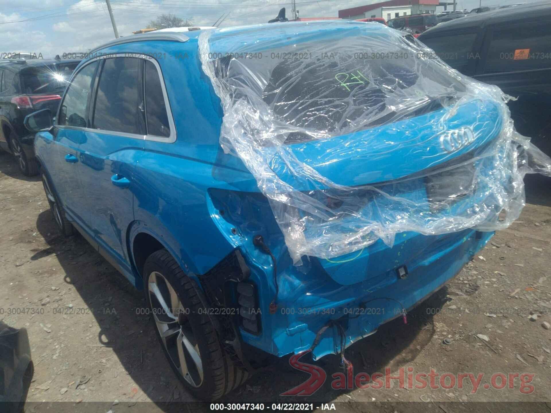 WA1EECF37L1011063 2020 AUDI Q3