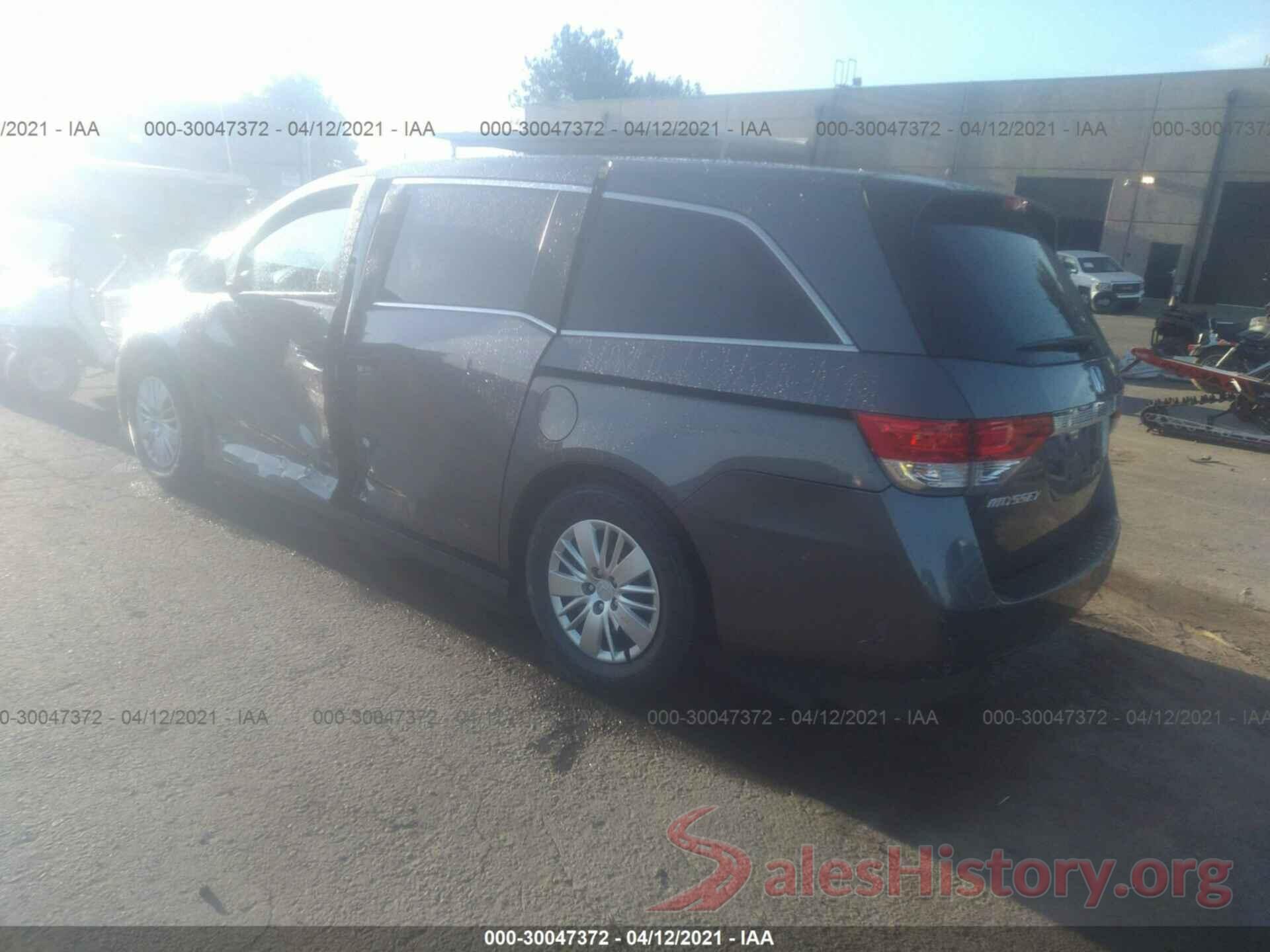 5FNRL5H29GB039280 2016 HONDA ODYSSEY