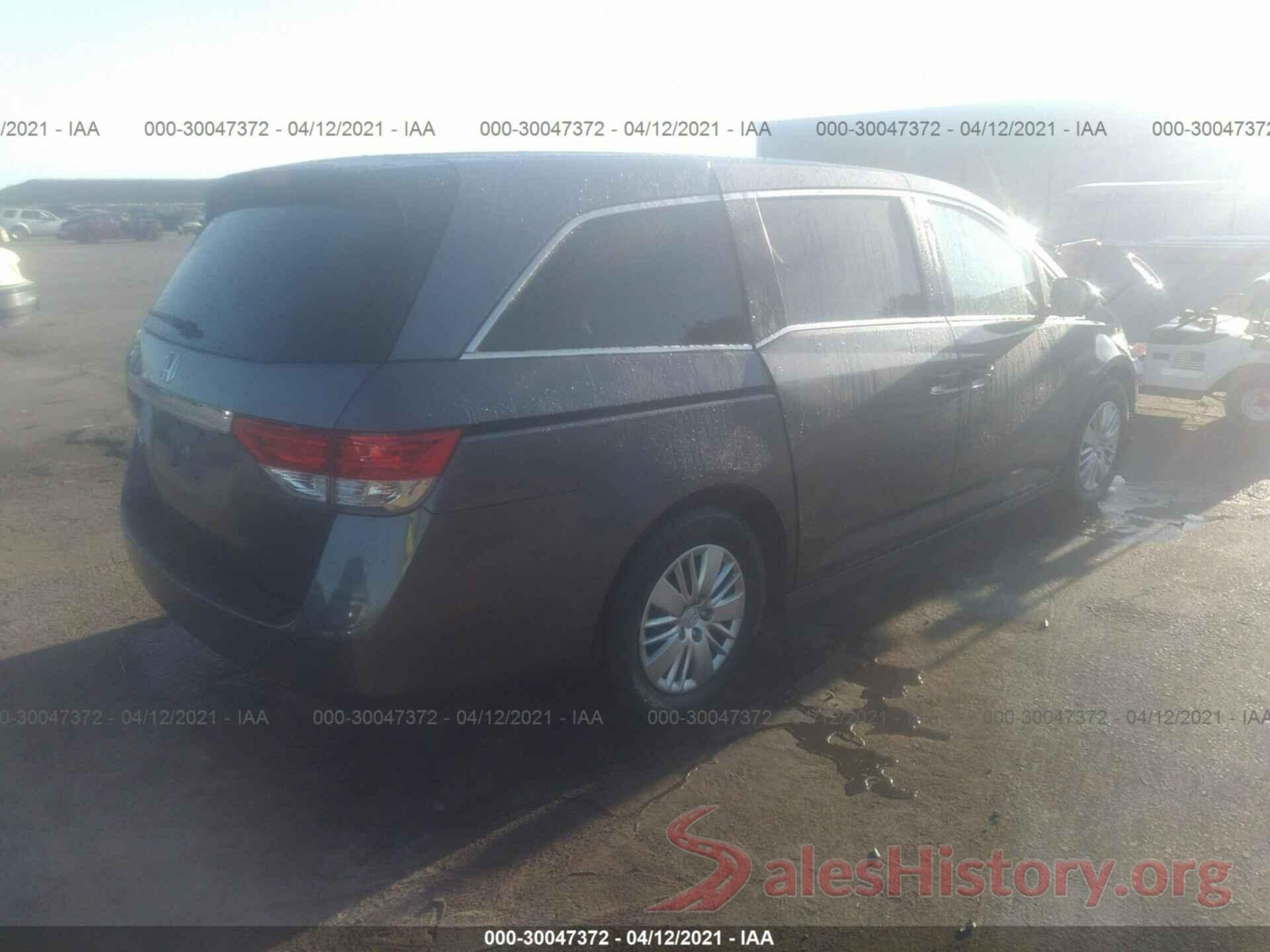 5FNRL5H29GB039280 2016 HONDA ODYSSEY