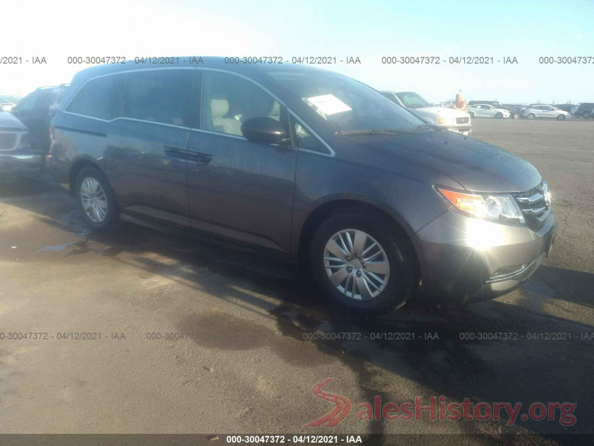 5FNRL5H29GB039280 2016 HONDA ODYSSEY