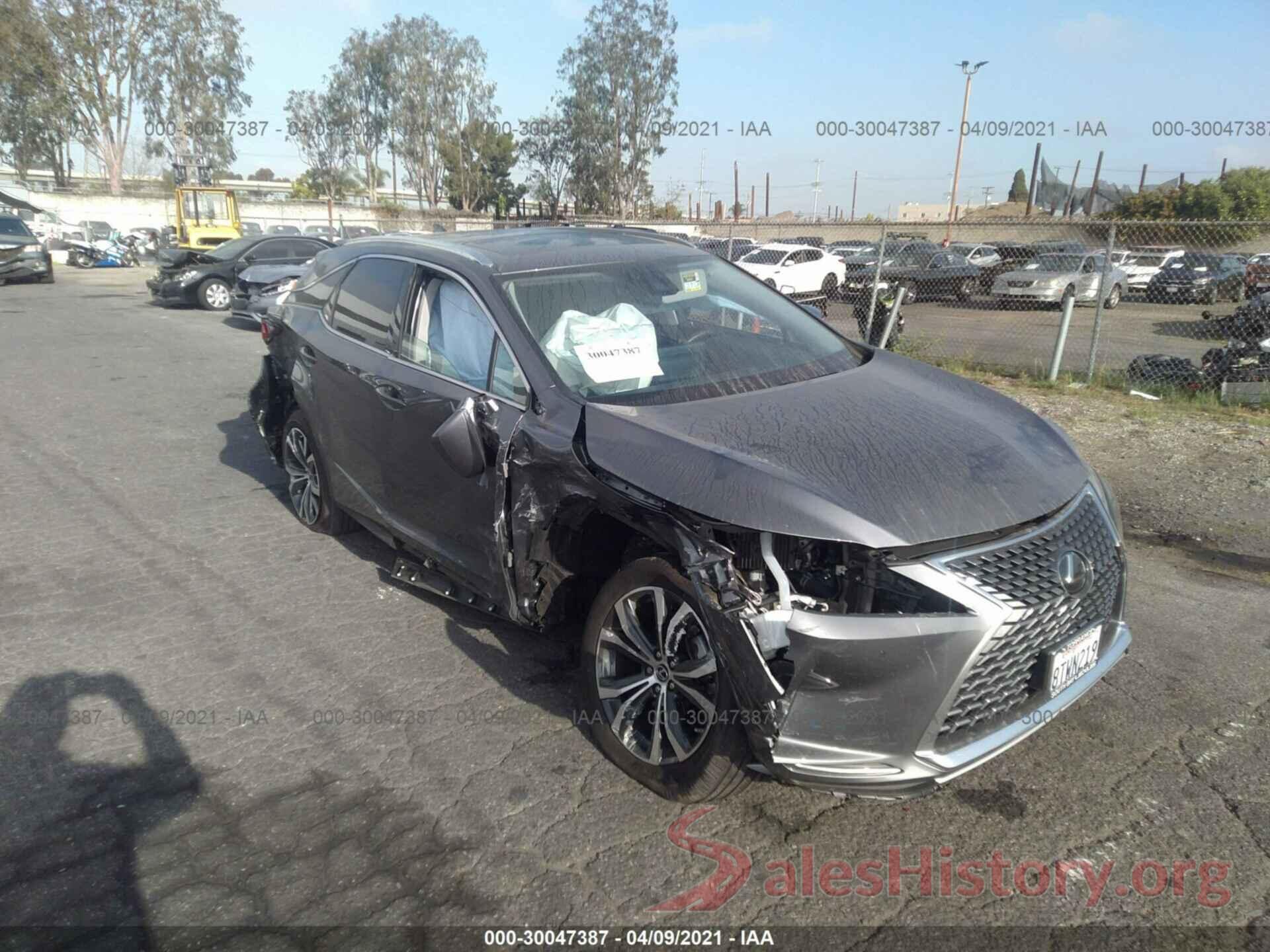 2T2HZMAA1MC183617 2021 LEXUS RX