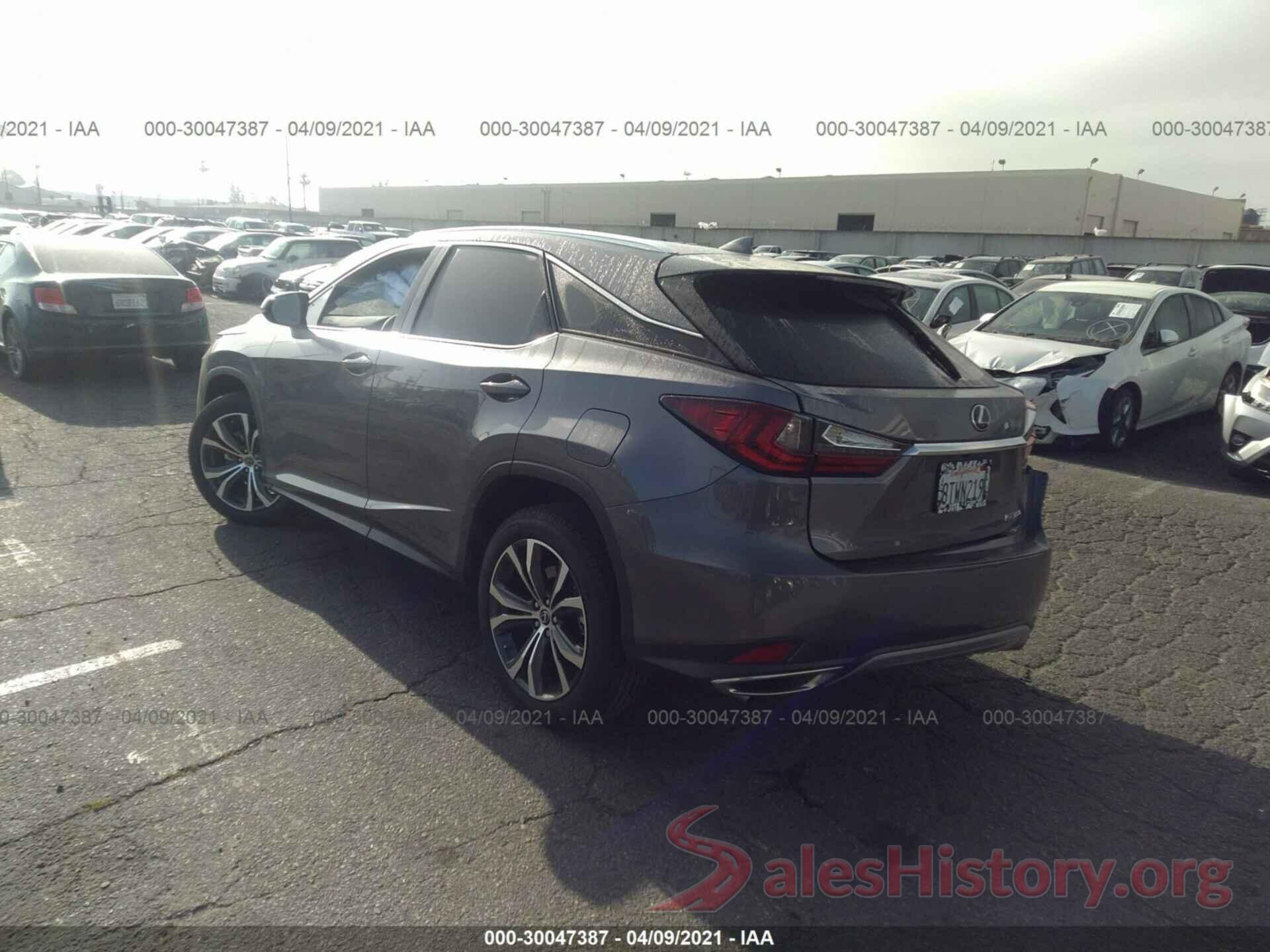 2T2HZMAA1MC183617 2021 LEXUS RX