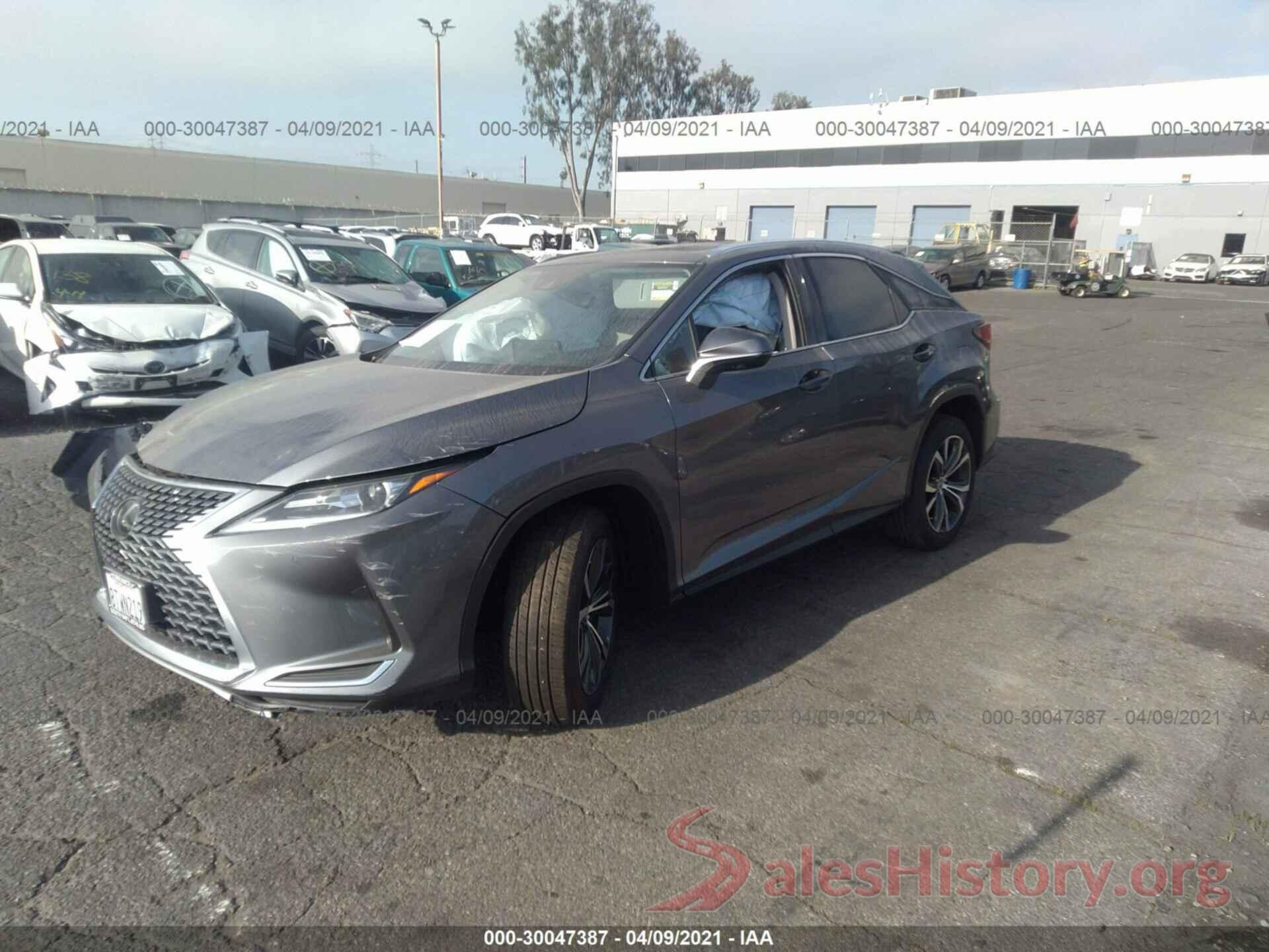 2T2HZMAA1MC183617 2021 LEXUS RX