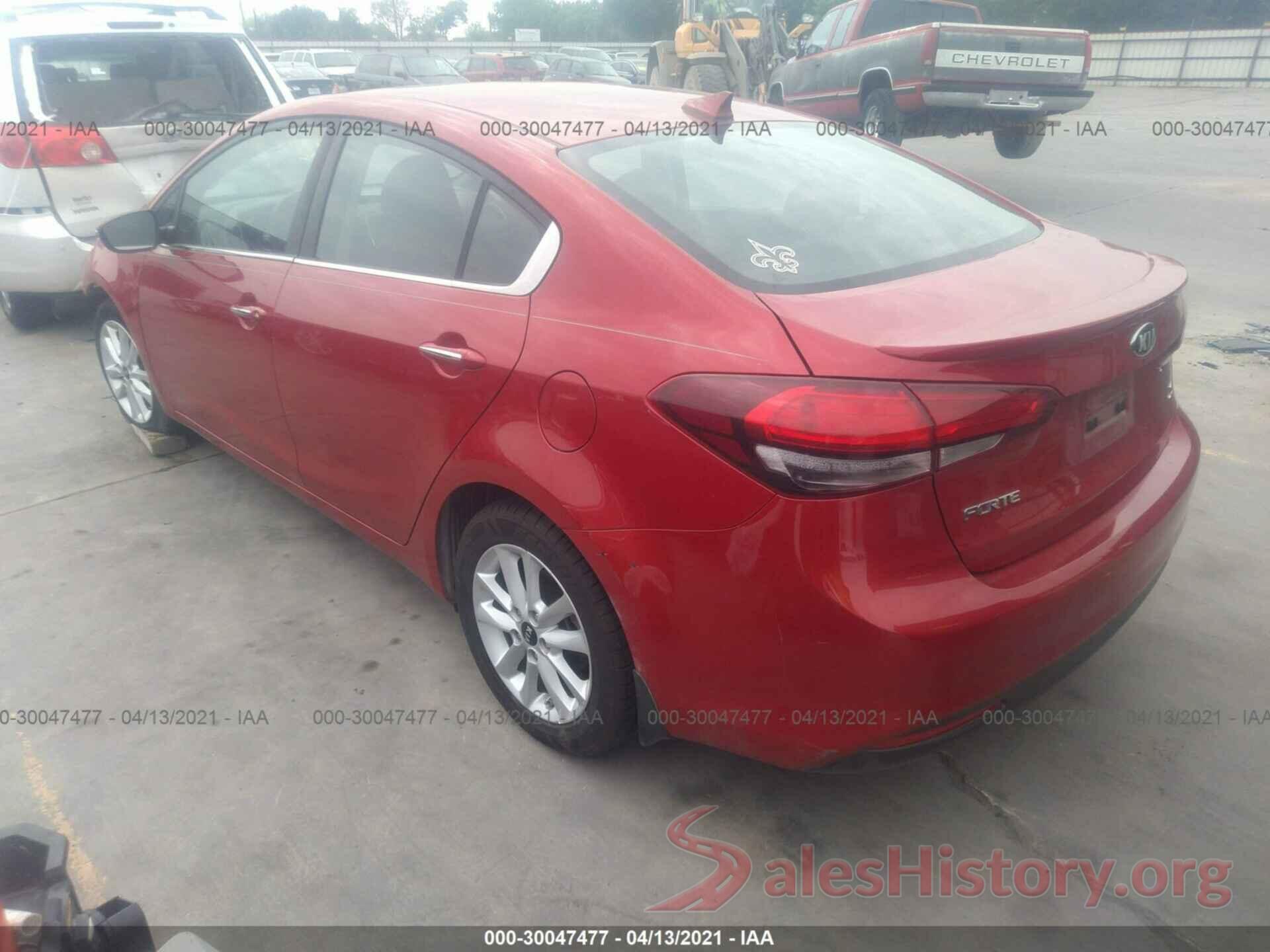 3KPFL4A73HE042556 2017 KIA FORTE