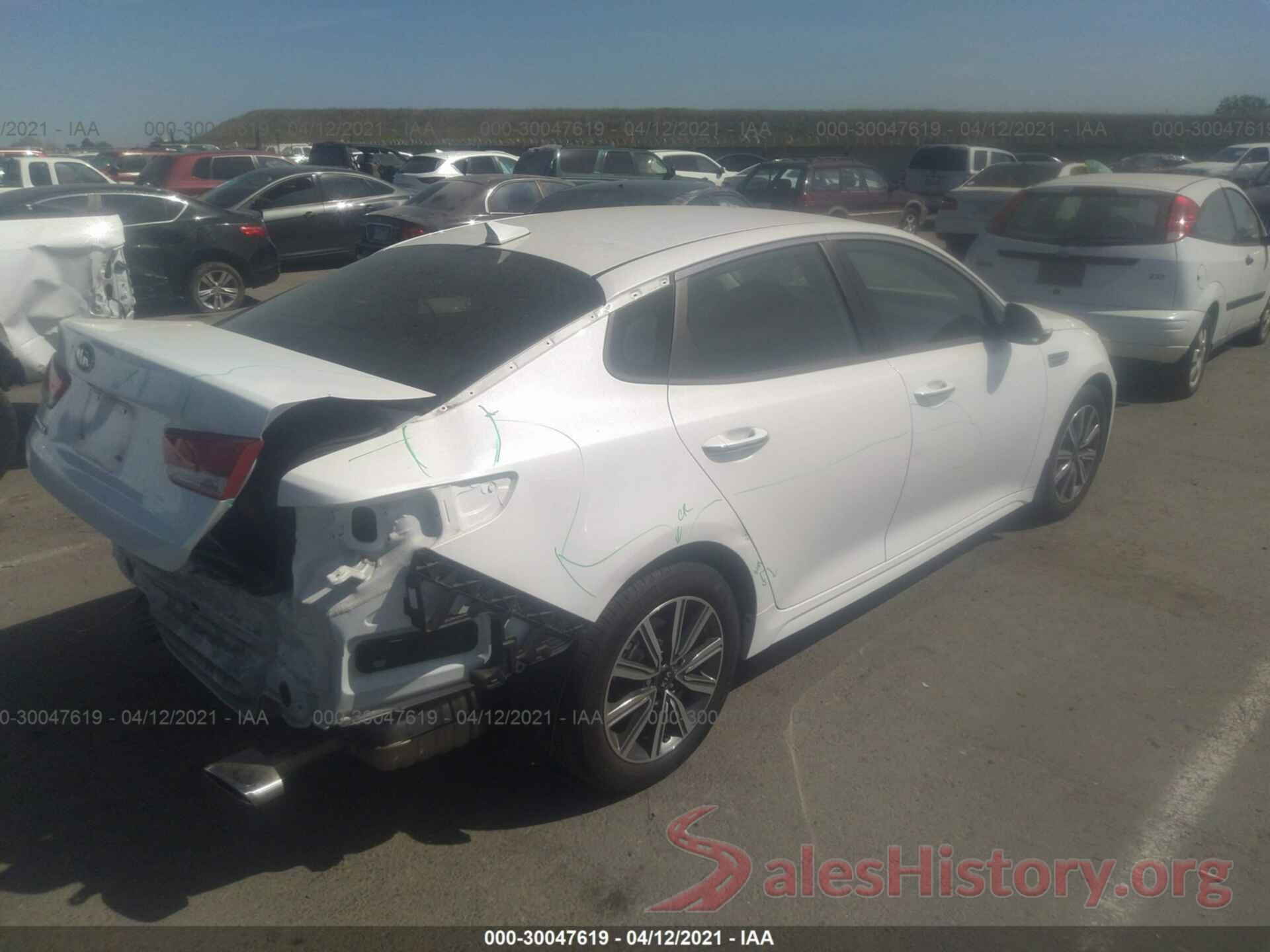 5XXGT4L34KG364216 2019 KIA OPTIMA