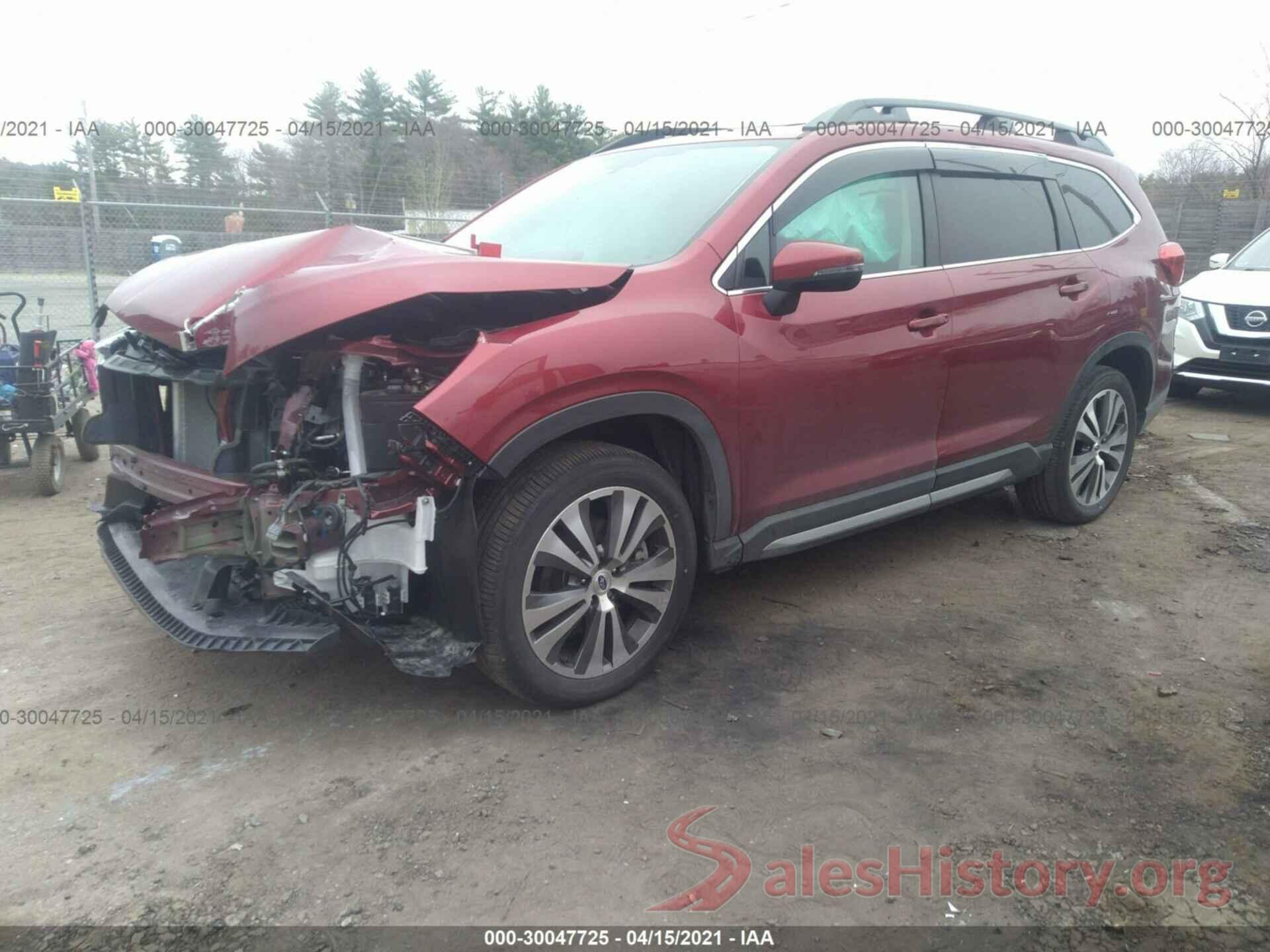 4S4WMAPD8L3463001 2020 SUBARU ASCENT