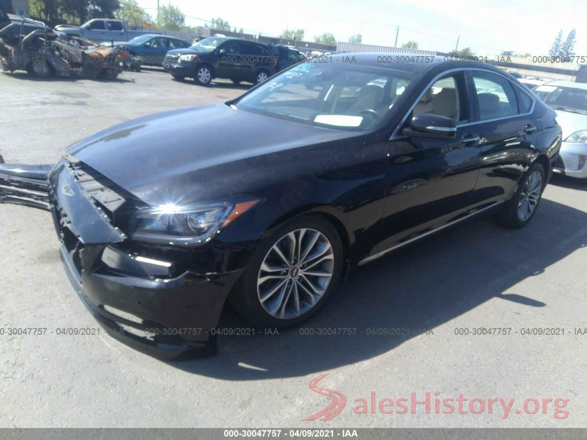 KMHGN4JE5GU136804 2016 HYUNDAI GENESIS