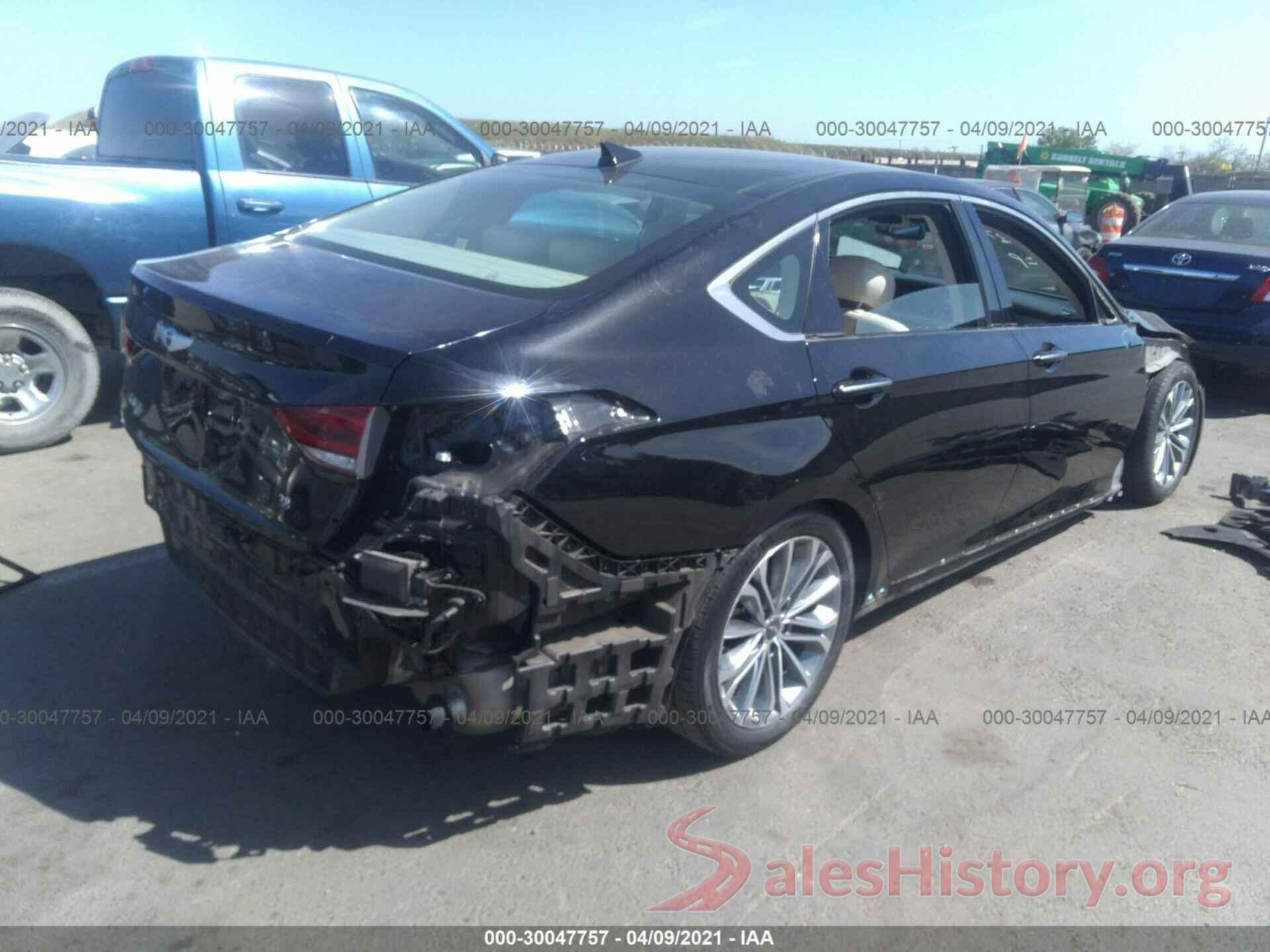 KMHGN4JE5GU136804 2016 HYUNDAI GENESIS