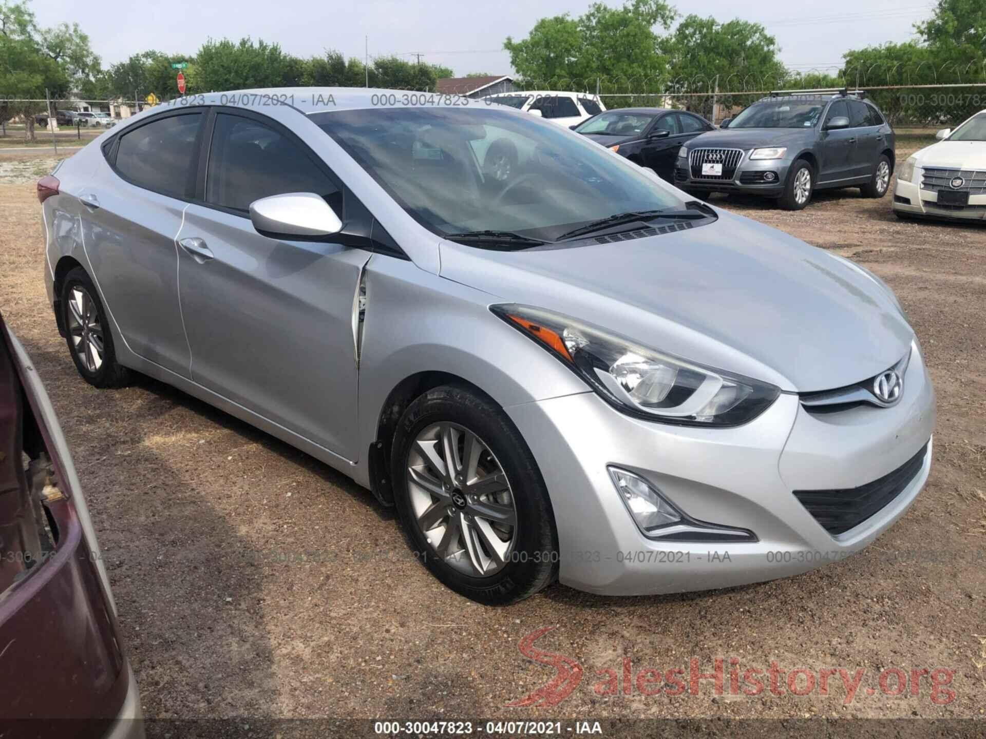 5NPDH4AE5GH712013 2016 HYUNDAI ELANTRA