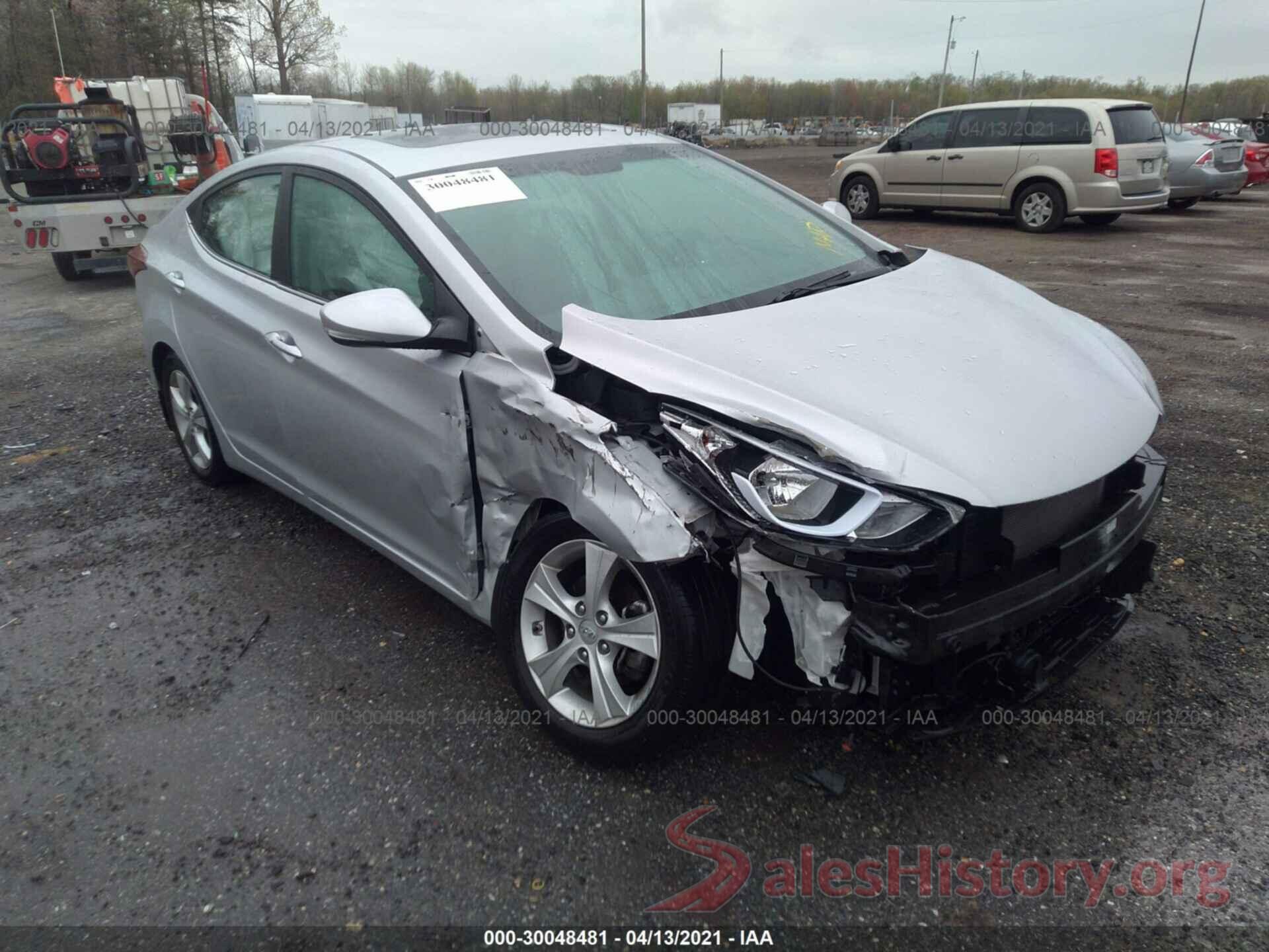 KMHDH4AE3GU483638 2016 HYUNDAI ELANTRA