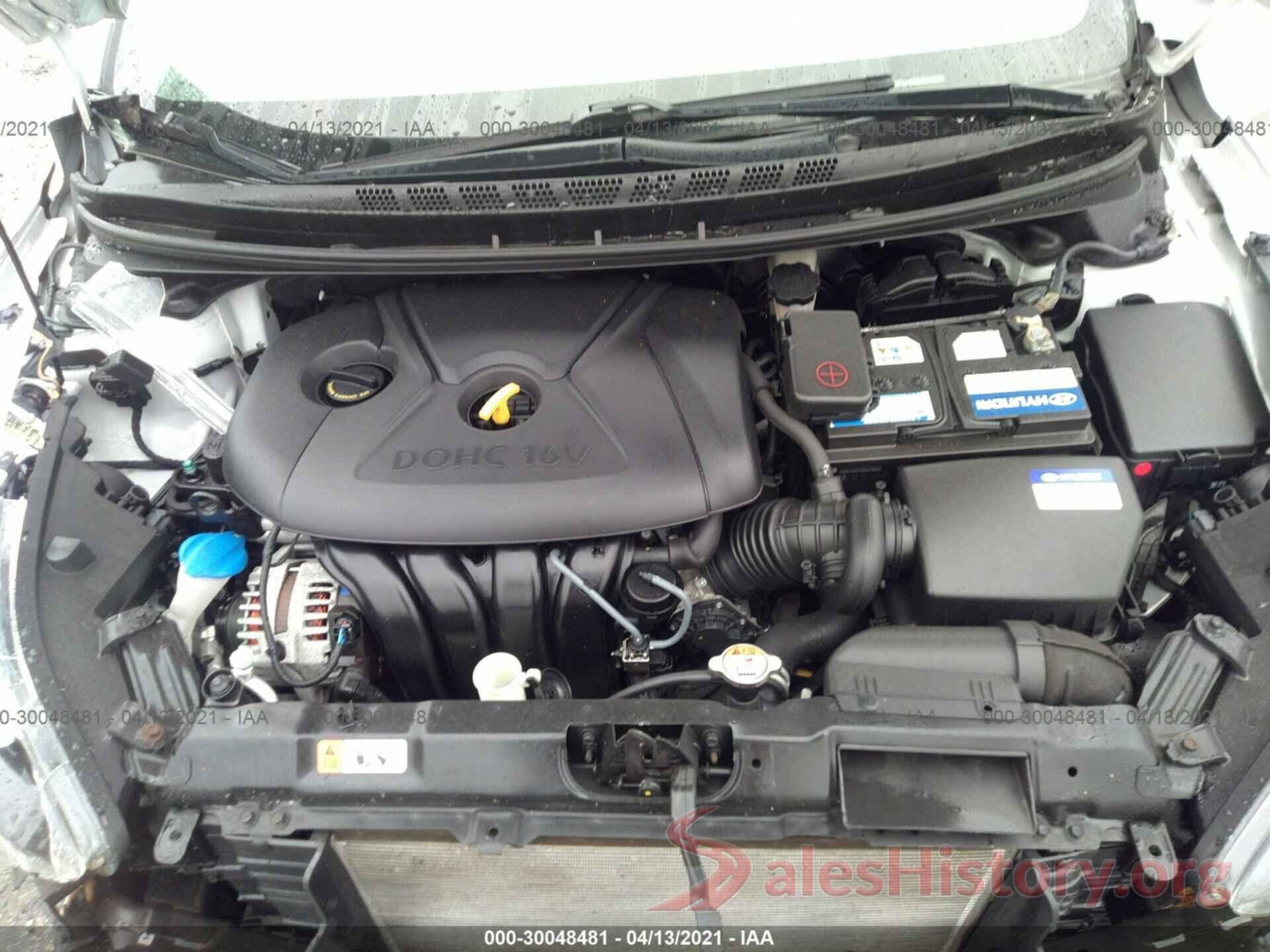 KMHDH4AE3GU483638 2016 HYUNDAI ELANTRA