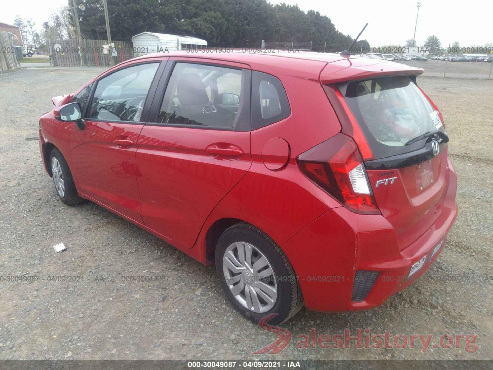 JHMGK5H55GX012862 2016 HONDA FIT