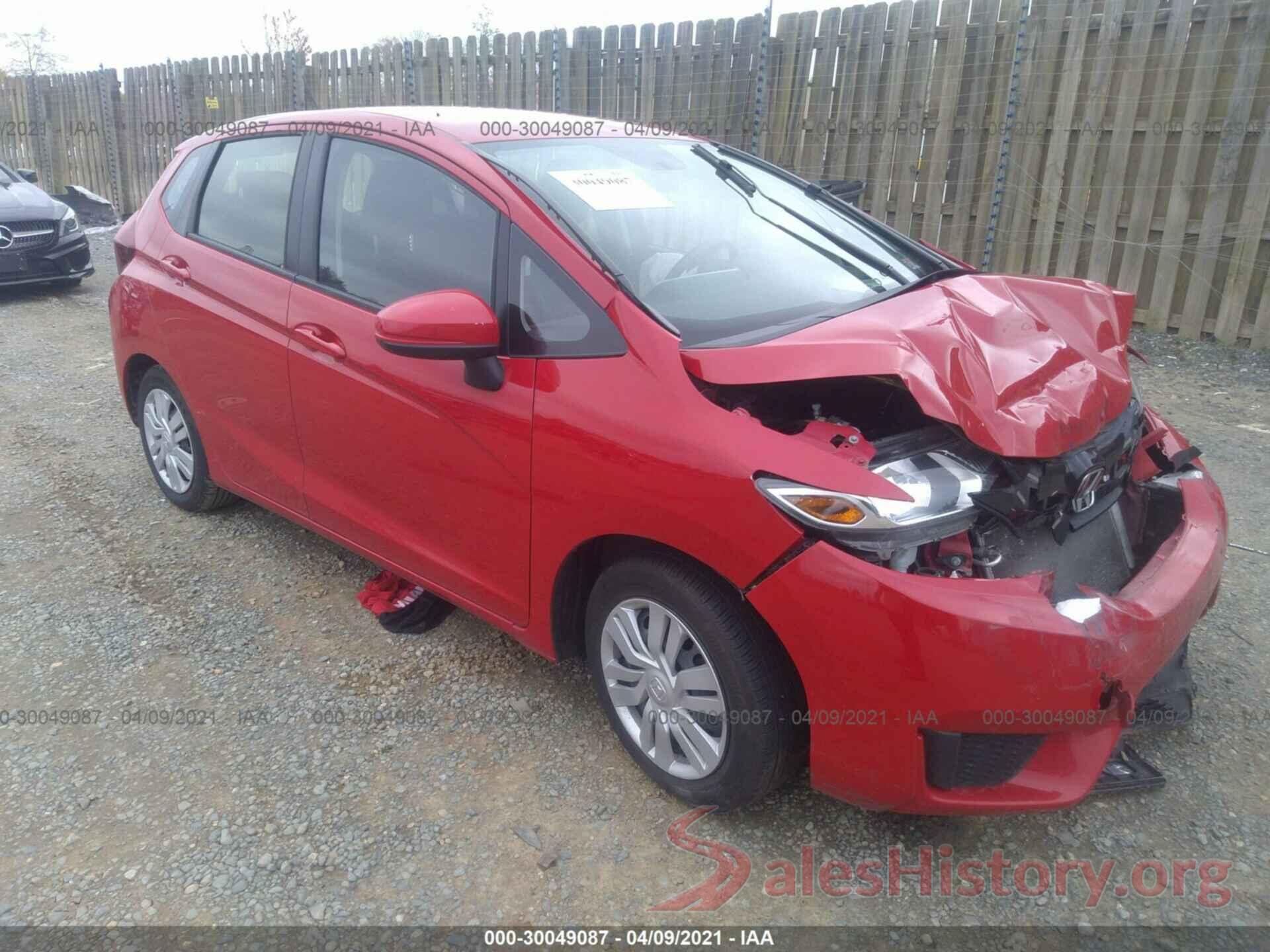 JHMGK5H55GX012862 2016 HONDA FIT