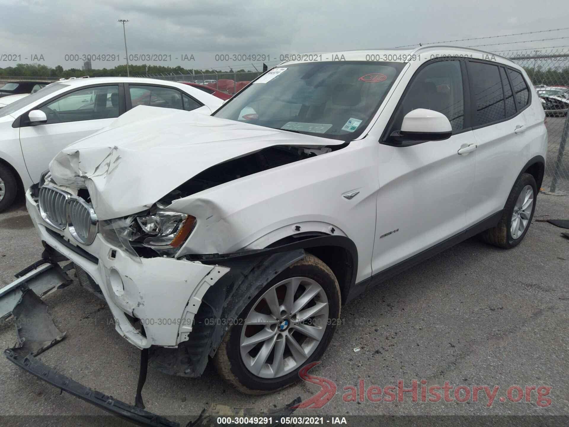 5UXWZ7C5XH0T43909 2017 BMW X3