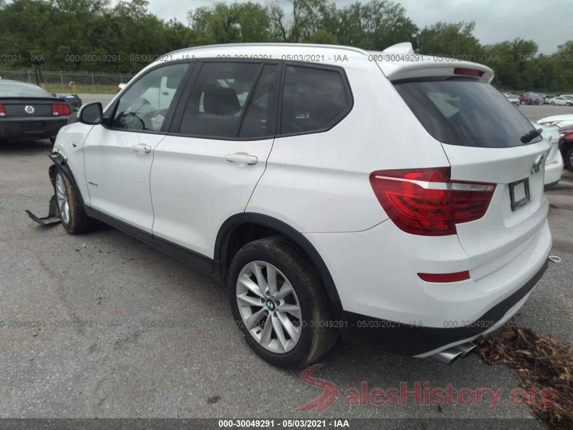 5UXWZ7C5XH0T43909 2017 BMW X3