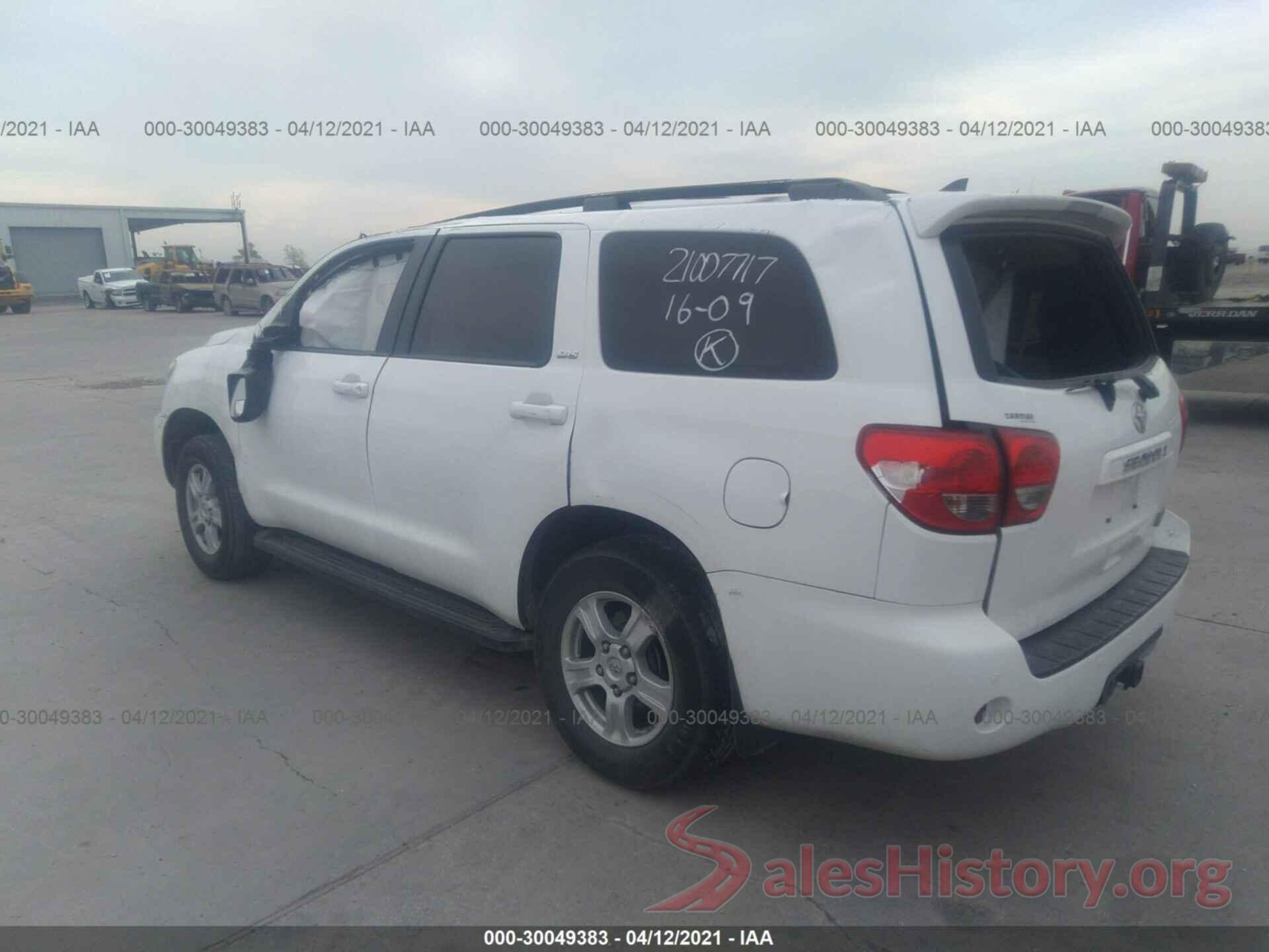 5TDZY5G1XGS065019 2016 TOYOTA SEQUOIA