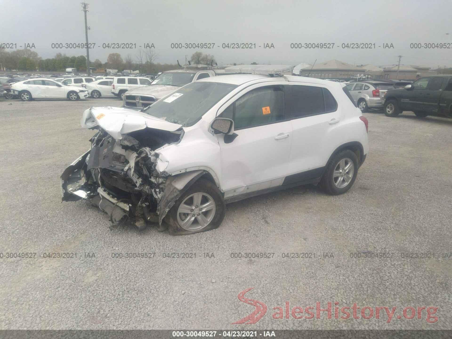 3GNCJNSB5LL235076 2020 CHEVROLET TRAX