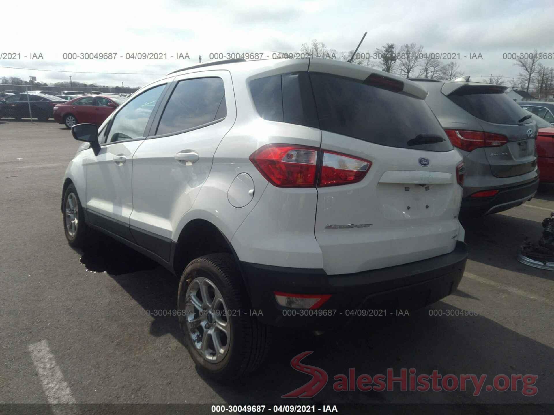 MAJ6S3GL5KC288207 2019 FORD ECOSPORT