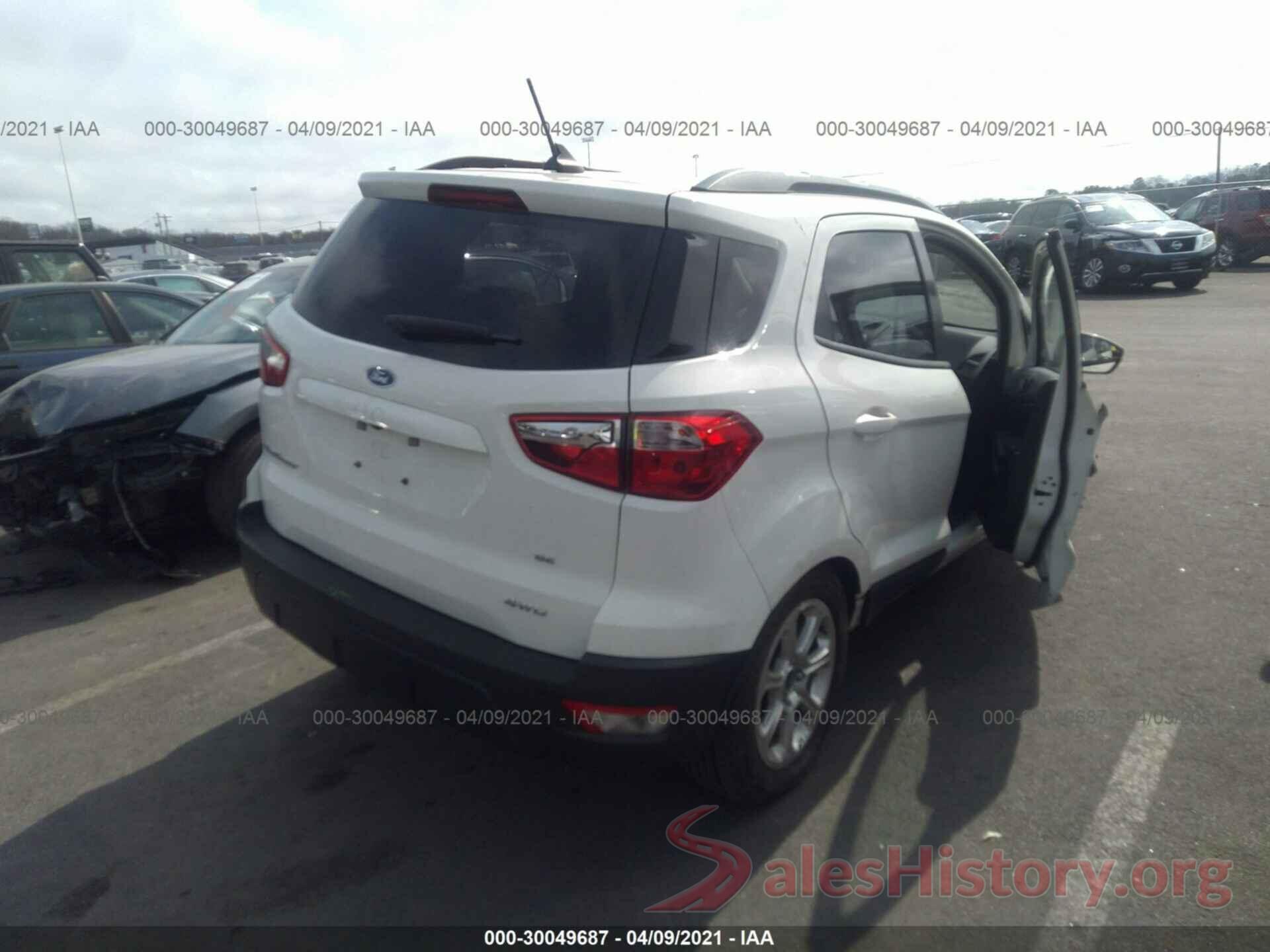 MAJ6S3GL5KC288207 2019 FORD ECOSPORT