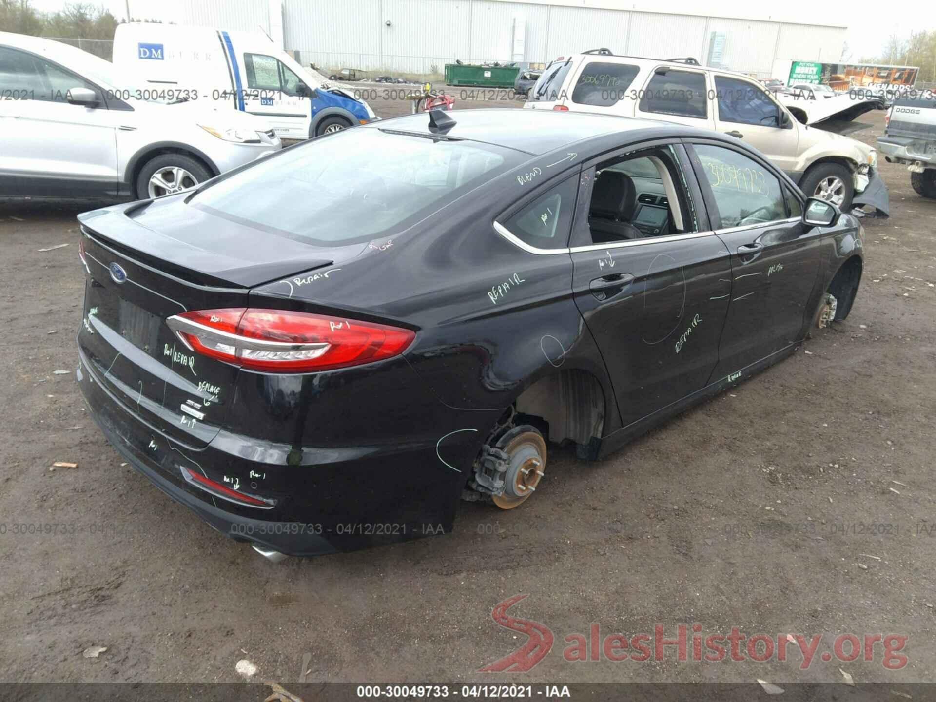 3FA6P0HD4LR164648 2020 FORD FUSION