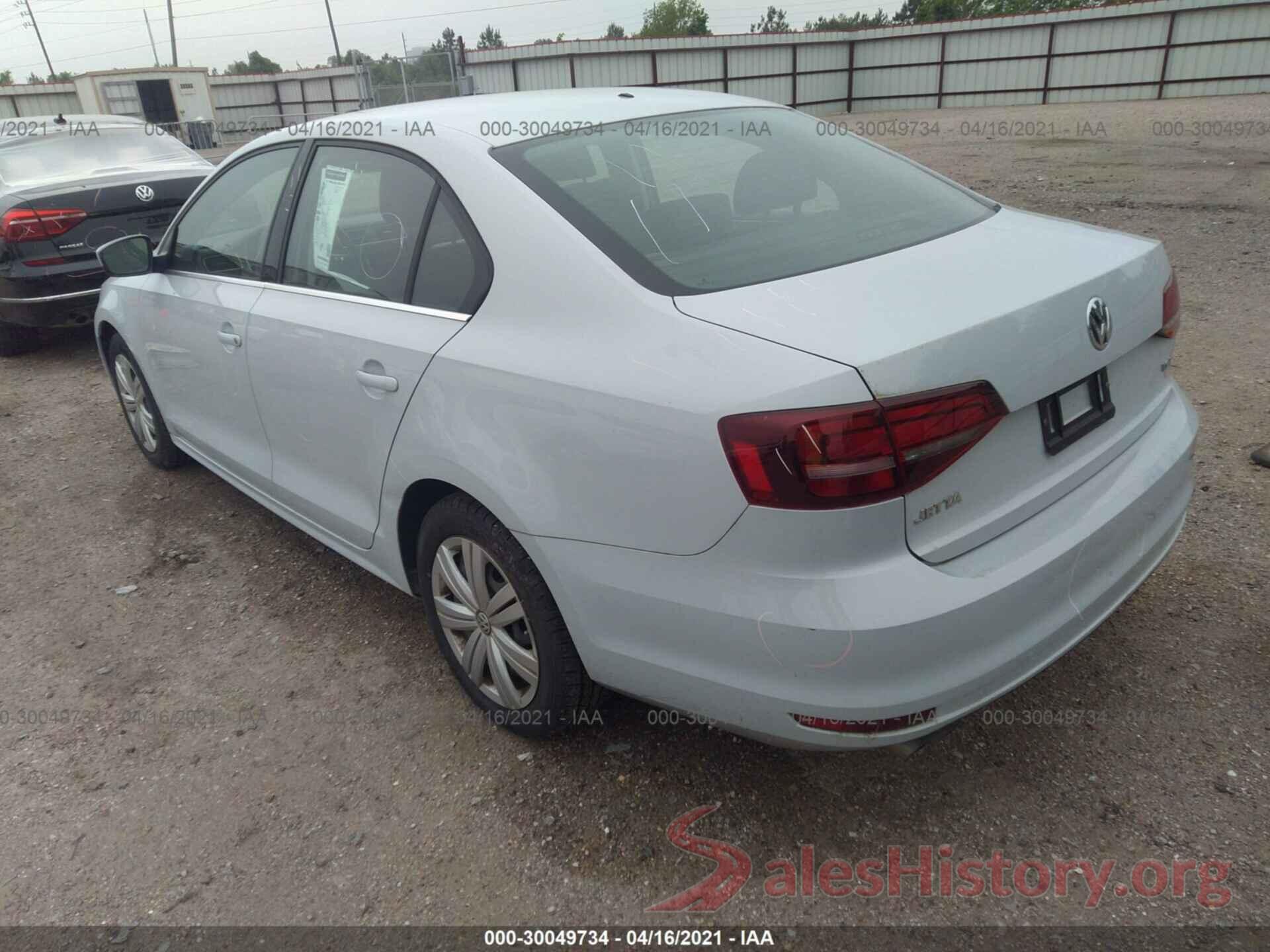 3VW2B7AJ9HM285841 2017 VOLKSWAGEN JETTA