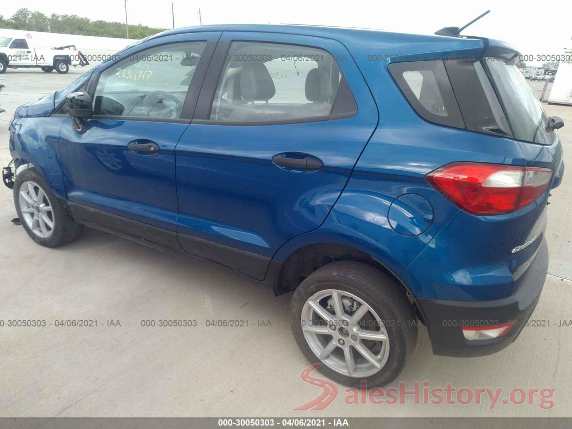 MAJ6S3FL4LC356371 2020 FORD ECOSPORT