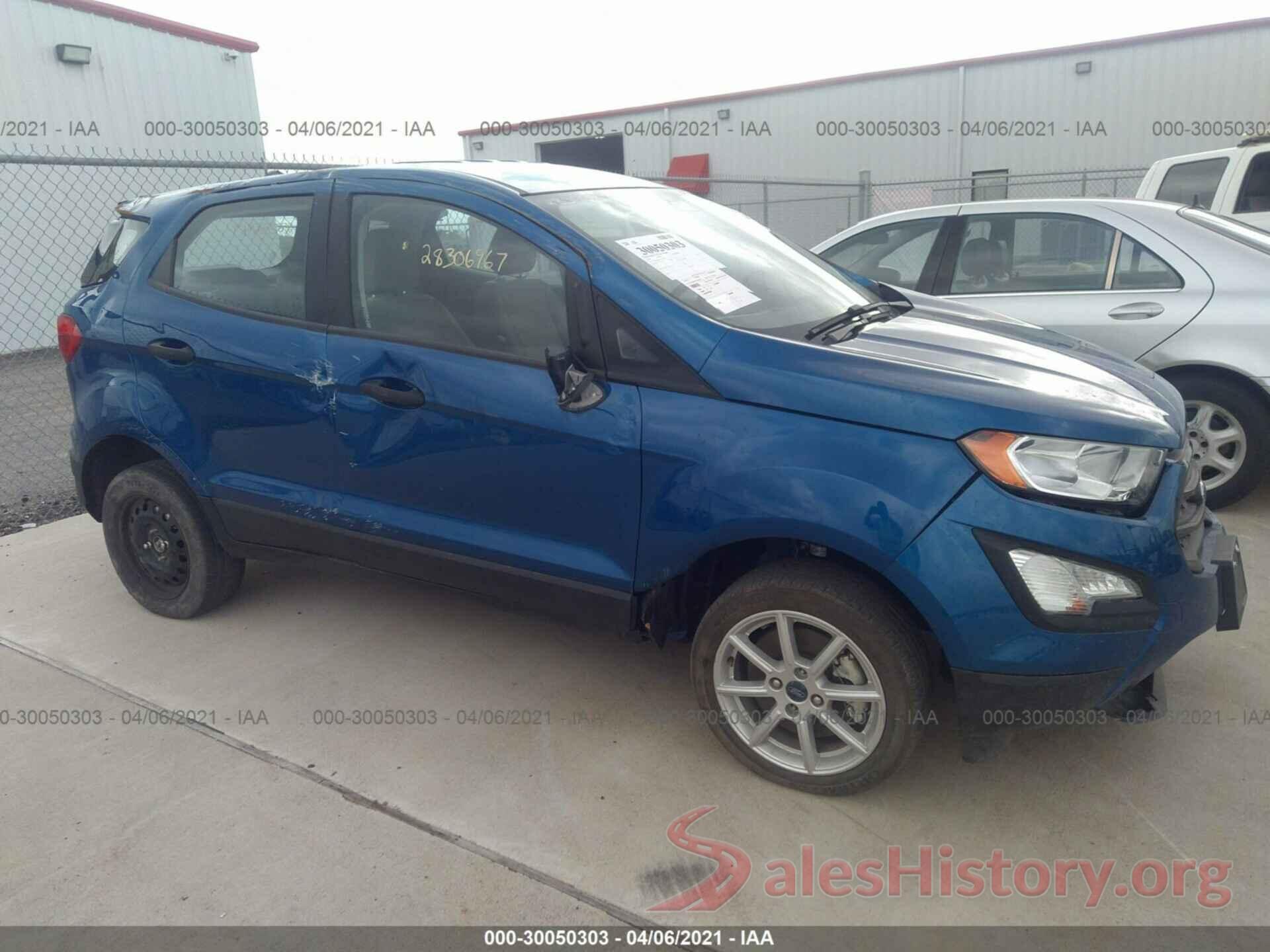 MAJ6S3FL4LC356371 2020 FORD ECOSPORT