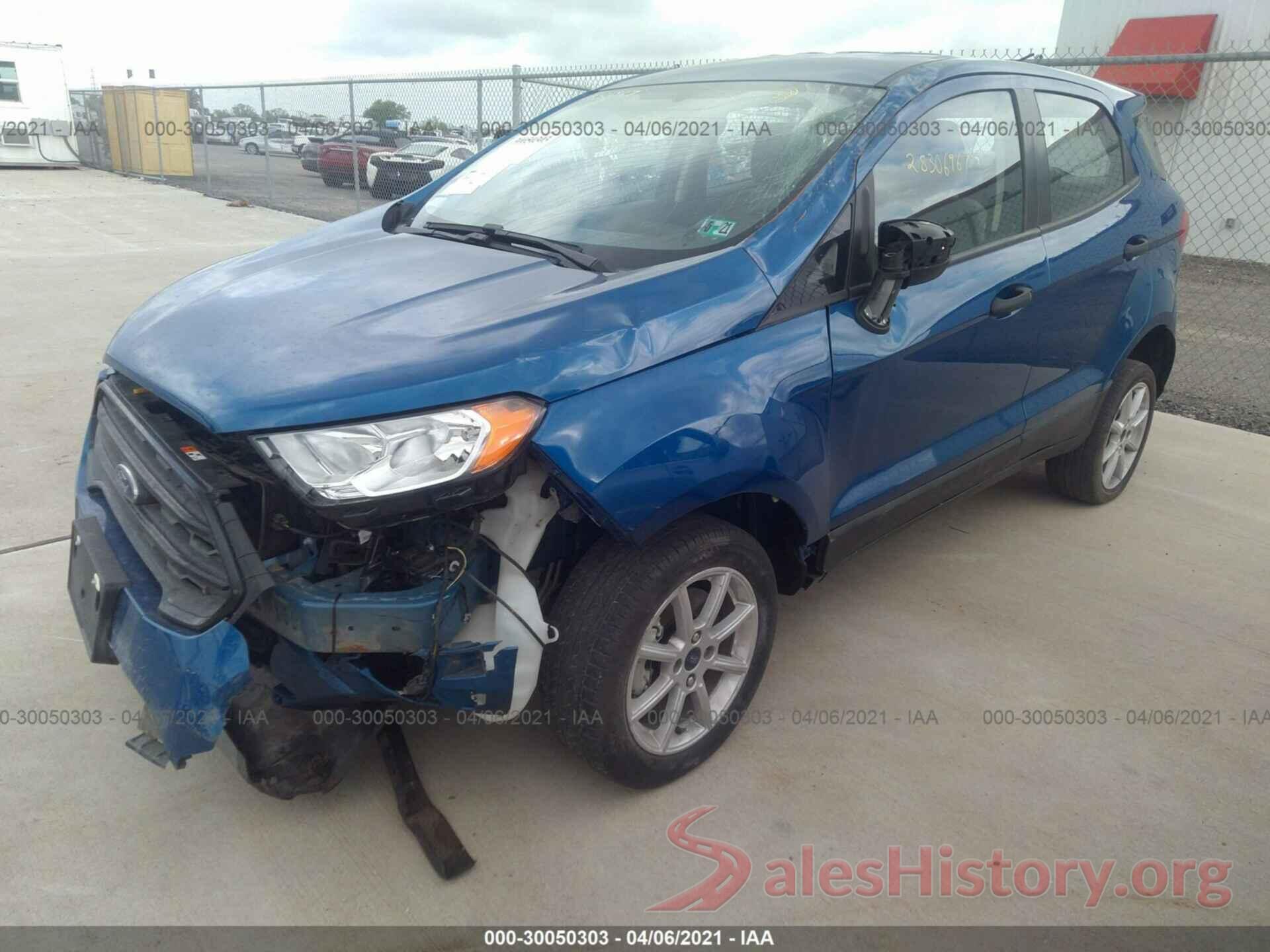 MAJ6S3FL4LC356371 2020 FORD ECOSPORT