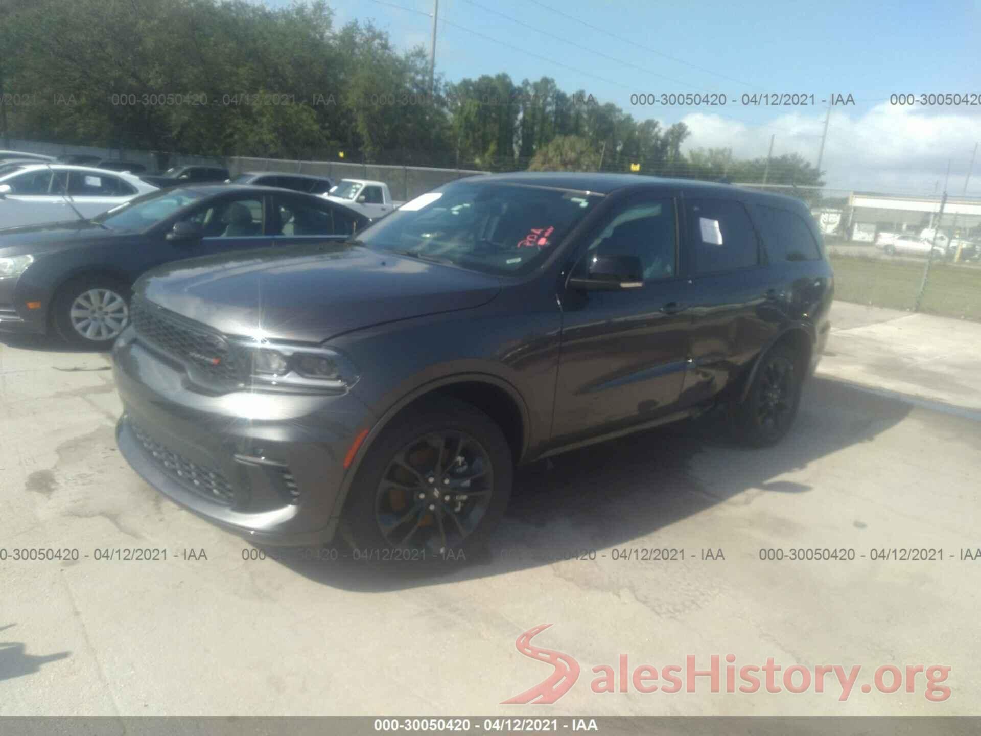 1C4RDJDGXMC641654 2021 DODGE DURANGO