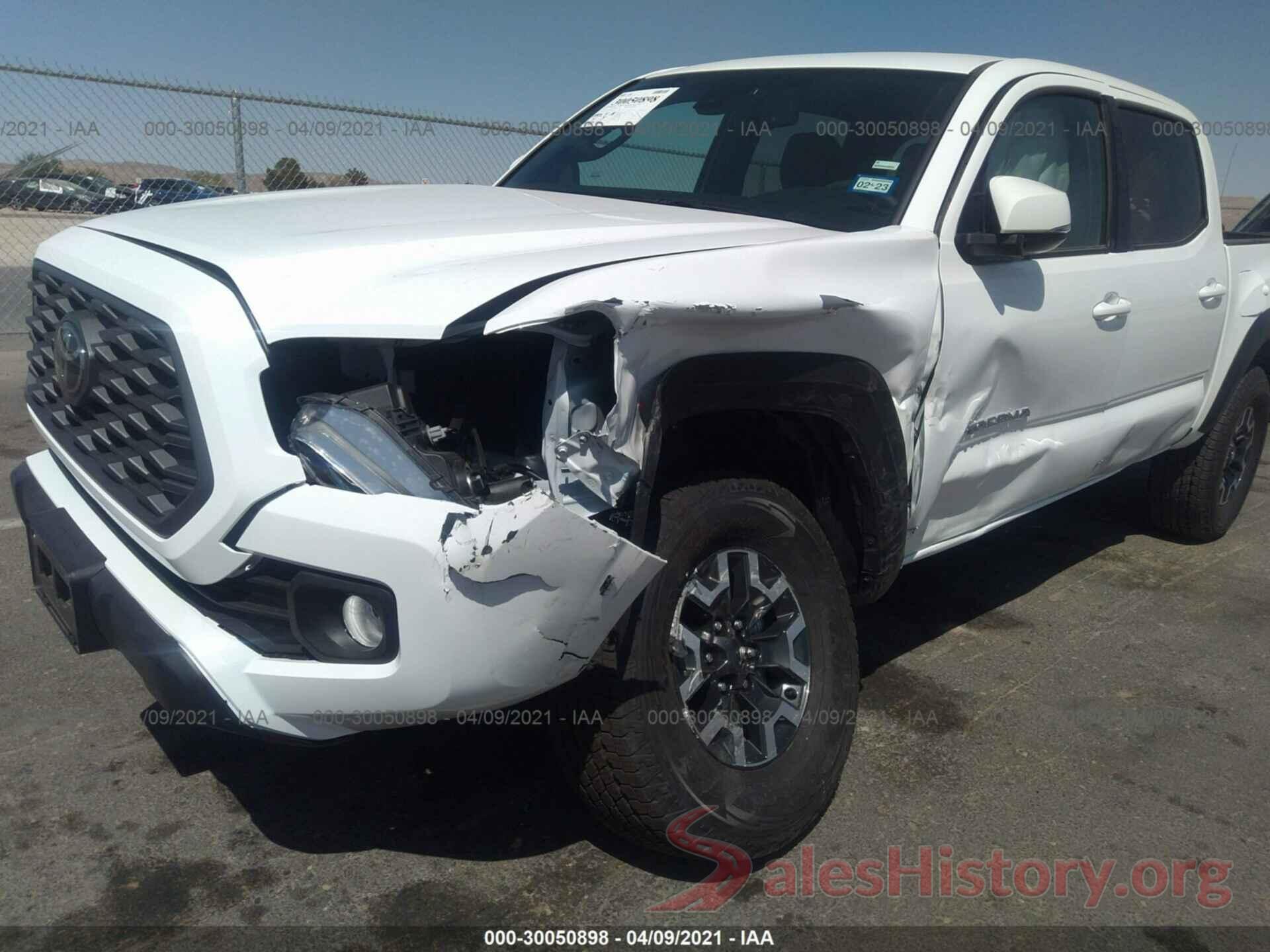 5TFCZ5AN2MX264554 2021 TOYOTA TACOMA 4WD