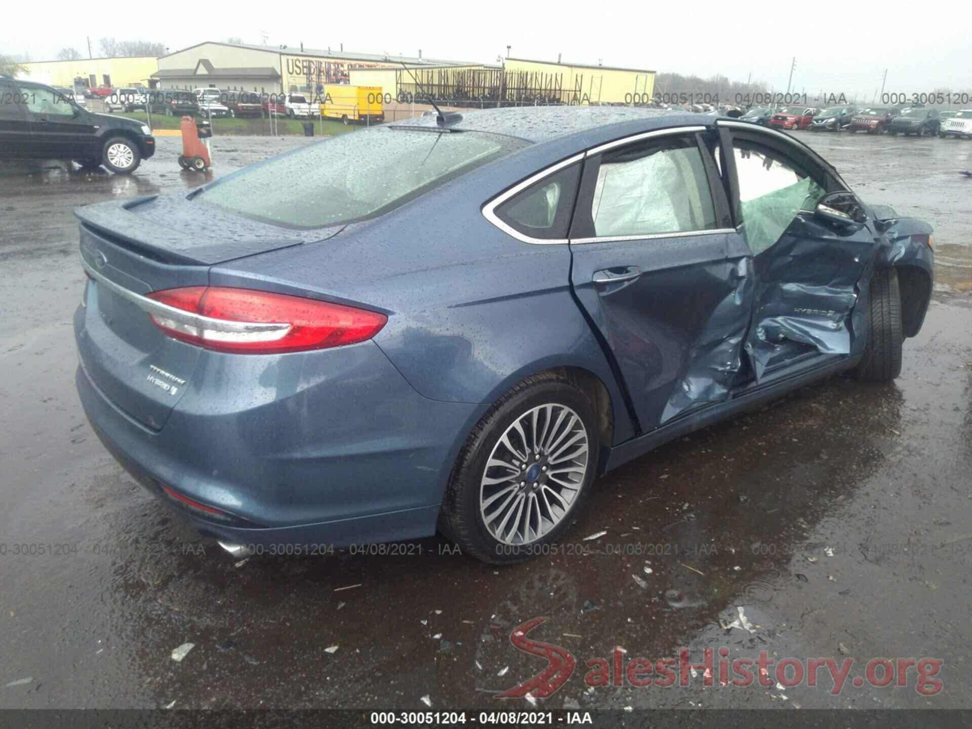 3FA6P0RUXJR259789 2018 FORD FUSION HYBRID